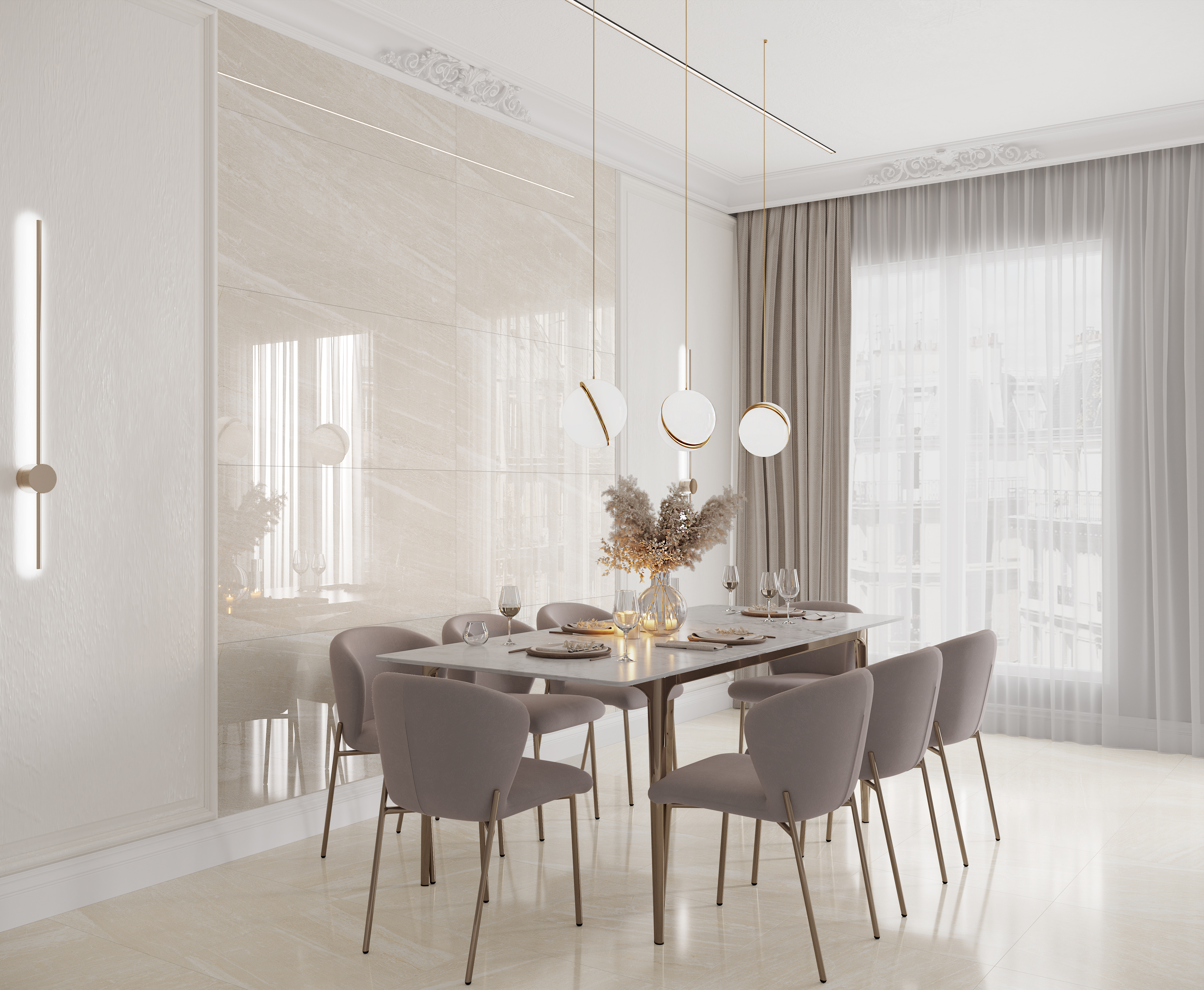 Изображение товара Керамогранит Laparet Solitary Flakes 60x60 см бежевый