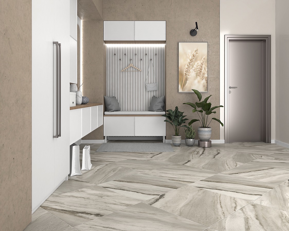 Изображение товара Керамогранит Laparet Selena x9999278636 60x60см 1.8 м² цвет серый, цена за упаковку