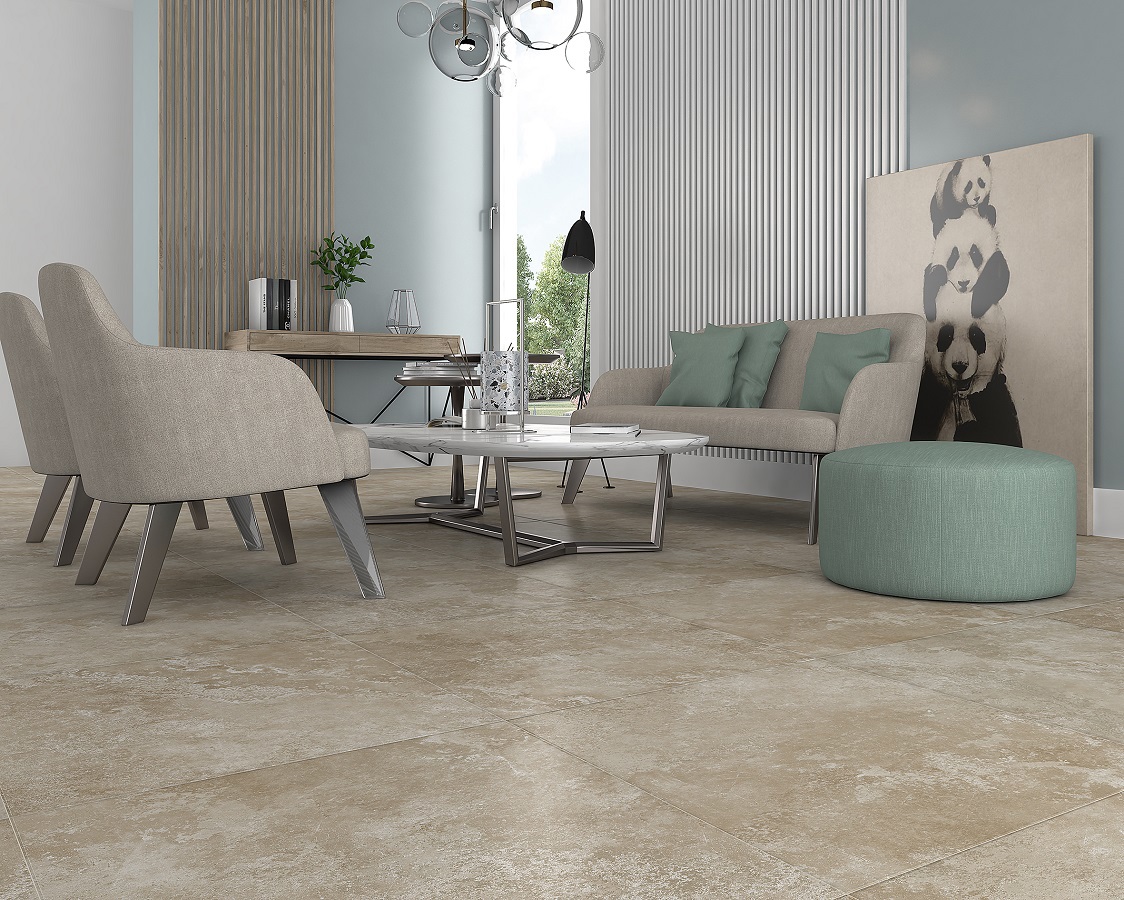 Изображение товара Керамогранит Laparet Zircon 60x60 см бежевый глянцевый для пола и стен