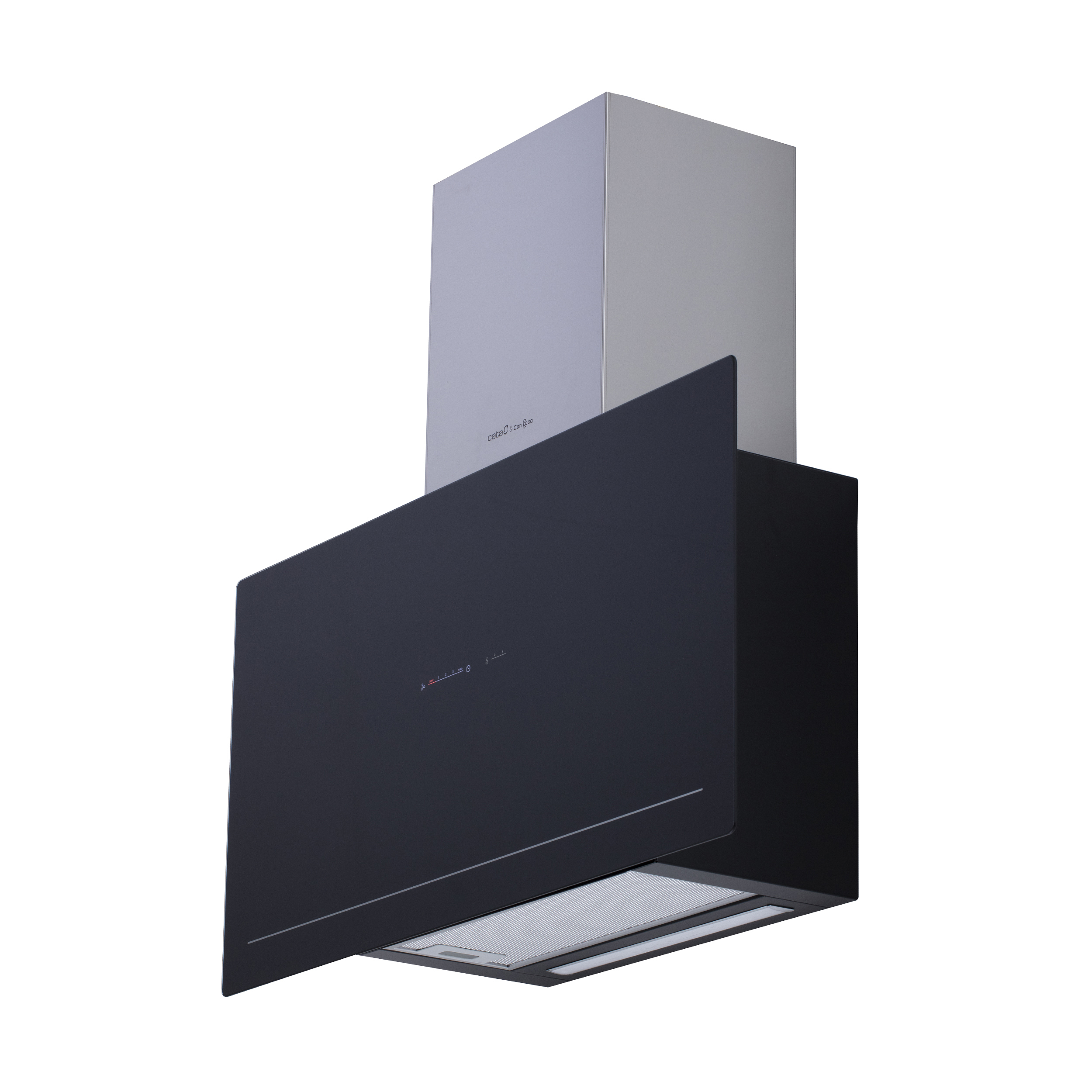 Изображение товара Вытяжка Cata Goya 90 bk 90 см черная наклонная с сенсорным управлением
