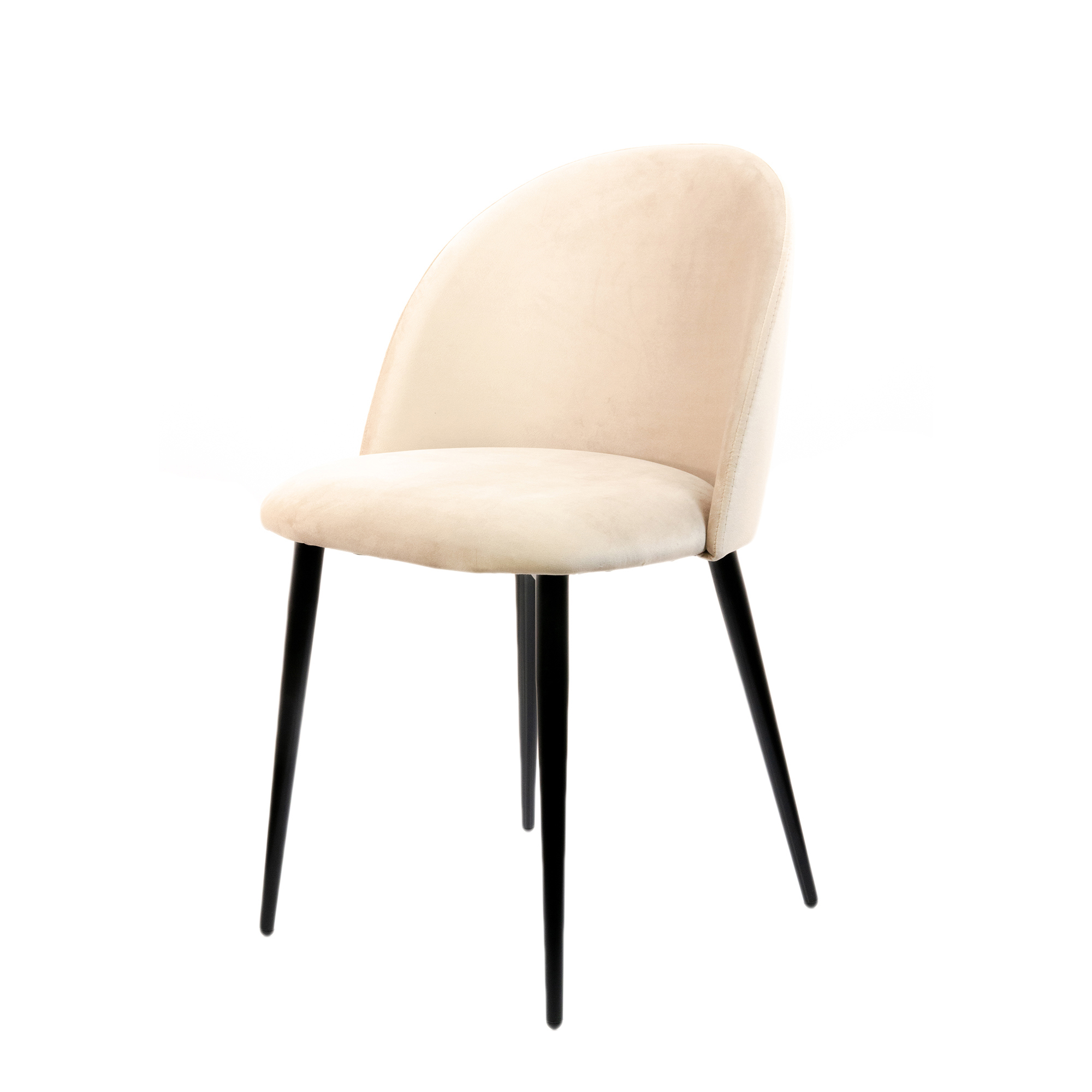 Изображение товара Стул Mebel square Lori 80x51x51 см велюр цвет бежевый