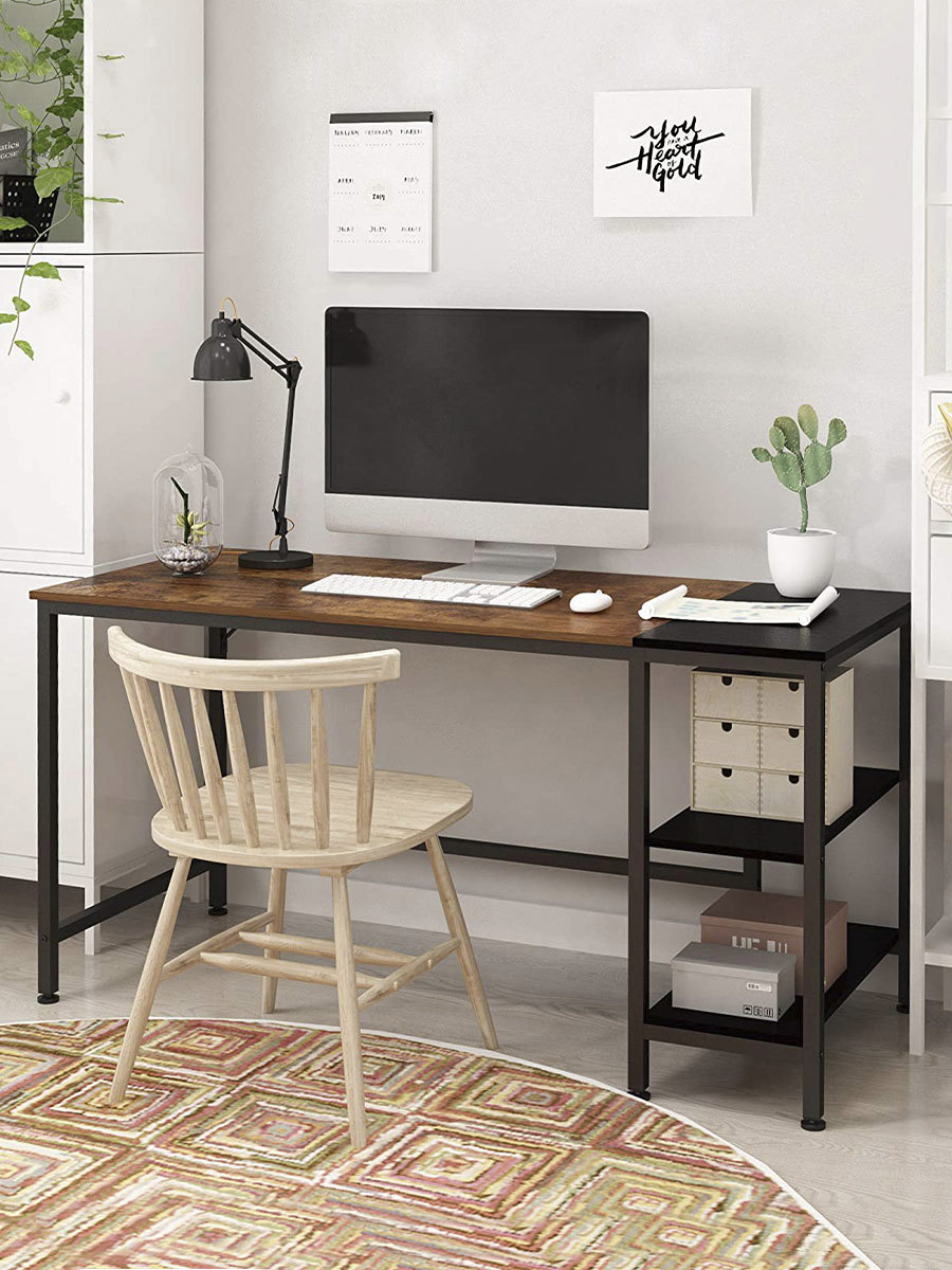 Изображение товара Стол компьютерный Sokoltec Hw3043 140x75x60 см сталь цвет коричневый