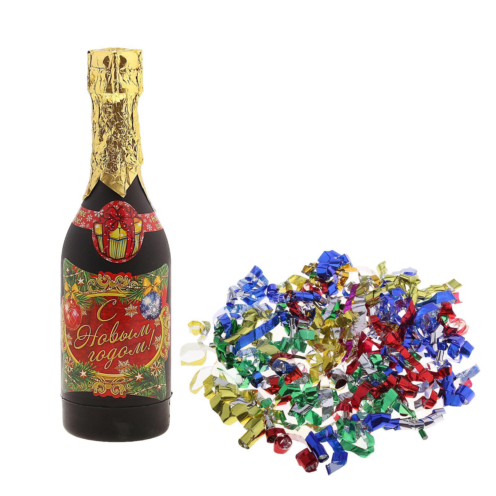 Изображение товара Хлопушка пружинная Страна Карнавалия С Новым годом!