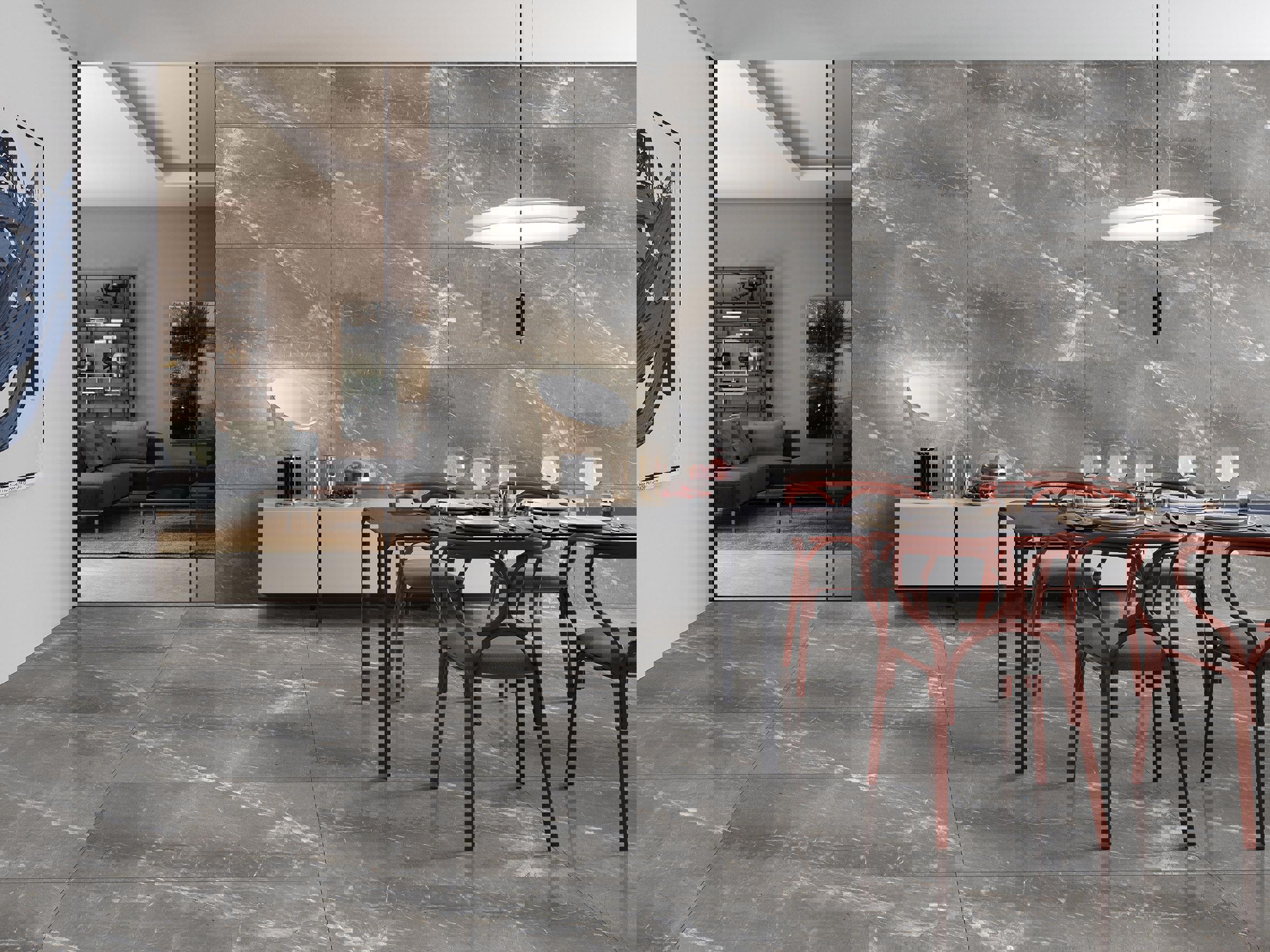 Изображение товара Керамогранит Laparet Patara Grigio I 60x60 см серый полированный для пола и стен