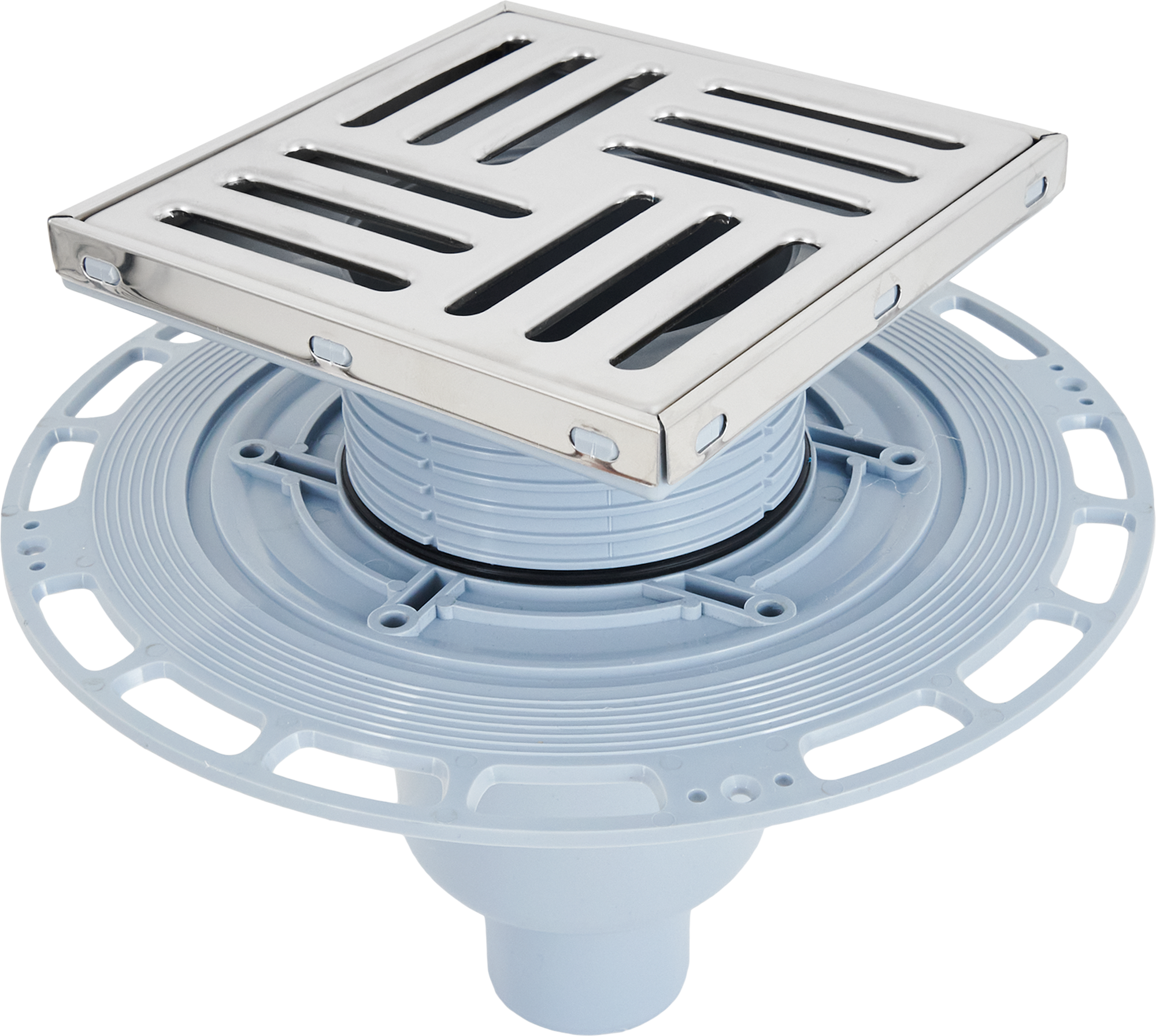 Изображение товара Душевой трап Ани Пласт комбинированный затвор 150x150 мм из ABS-пластика