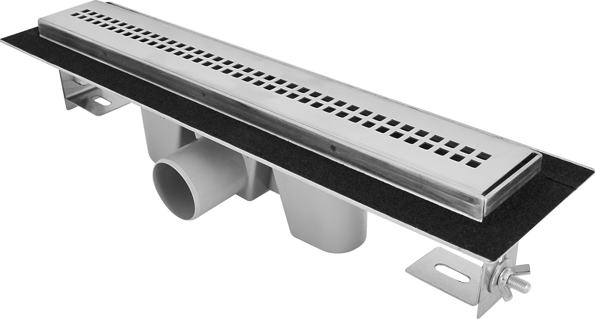 Изображение товара Душевой трап из нержавеющей стали с регулируемым наклоном 450х62 мм Ани Пласт Риф
