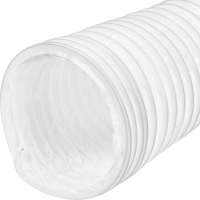 Изображение товара Гибкий воздуховод Эра D125 мм 1 м ПВХ армированный для вентиляции