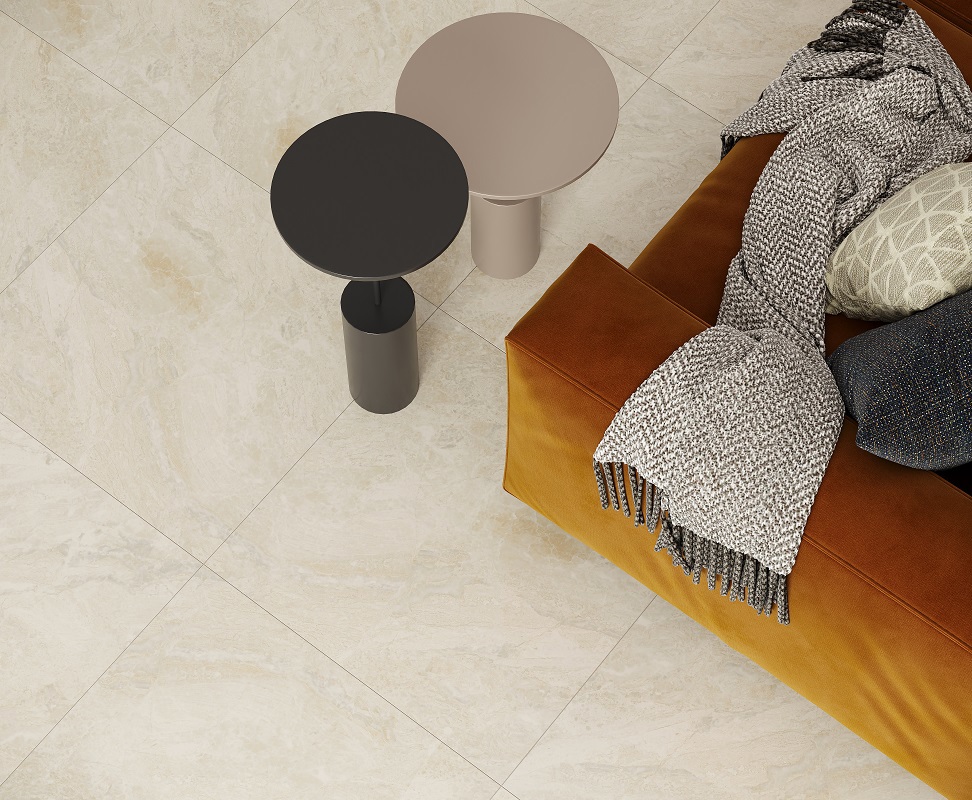 Изображение товара Керамогранит Laparet New York Ivory 60x60 см для пола и стен бежевый полированный