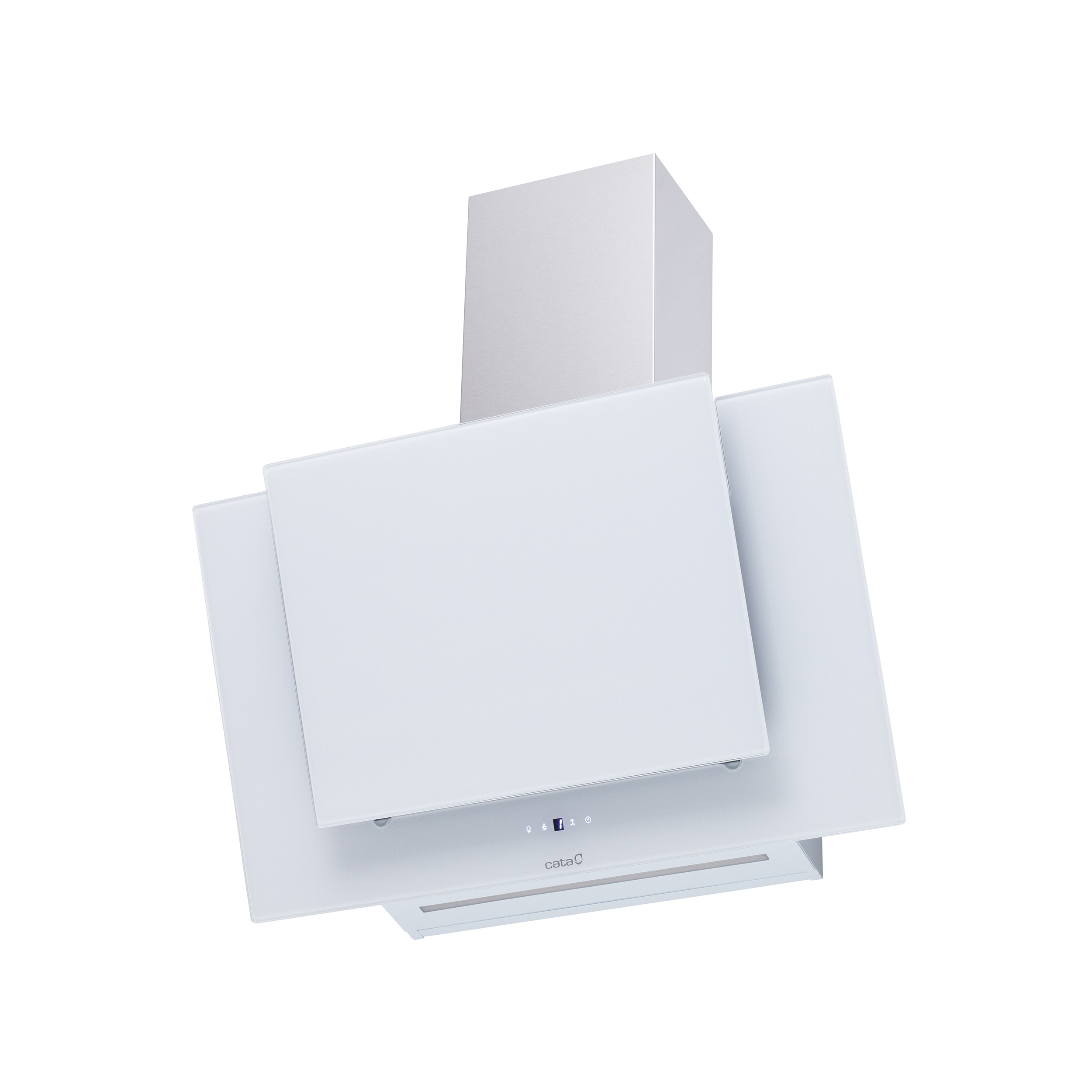 Изображение товара Вытяжка Cata Valto 700 XGWH белая встраиваемая наклонная