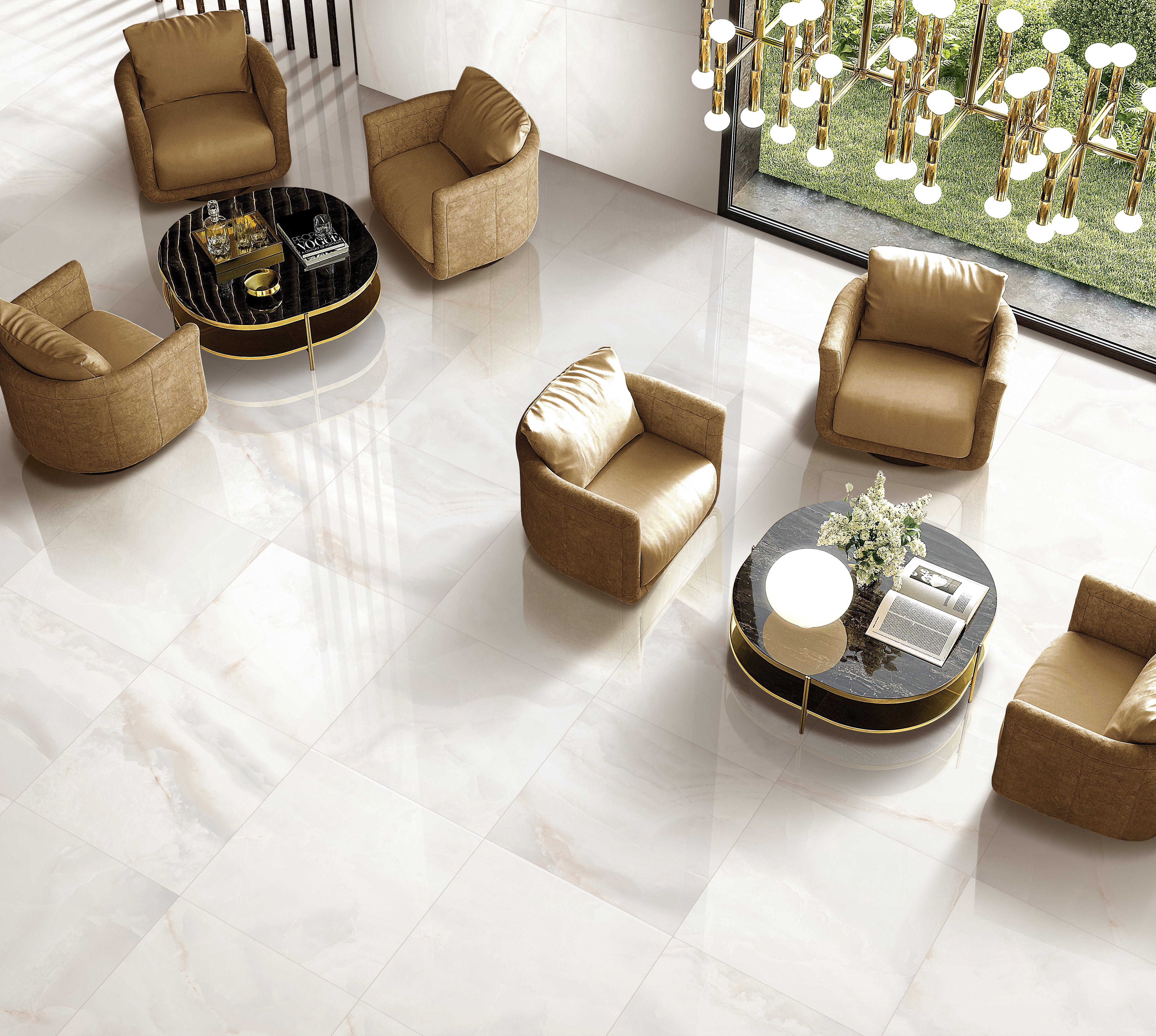 Изображение товара Керамогранит Laparet Onix Blanco x9999282640 60x60см 1.44 м² цвет белый, цена за упаковку