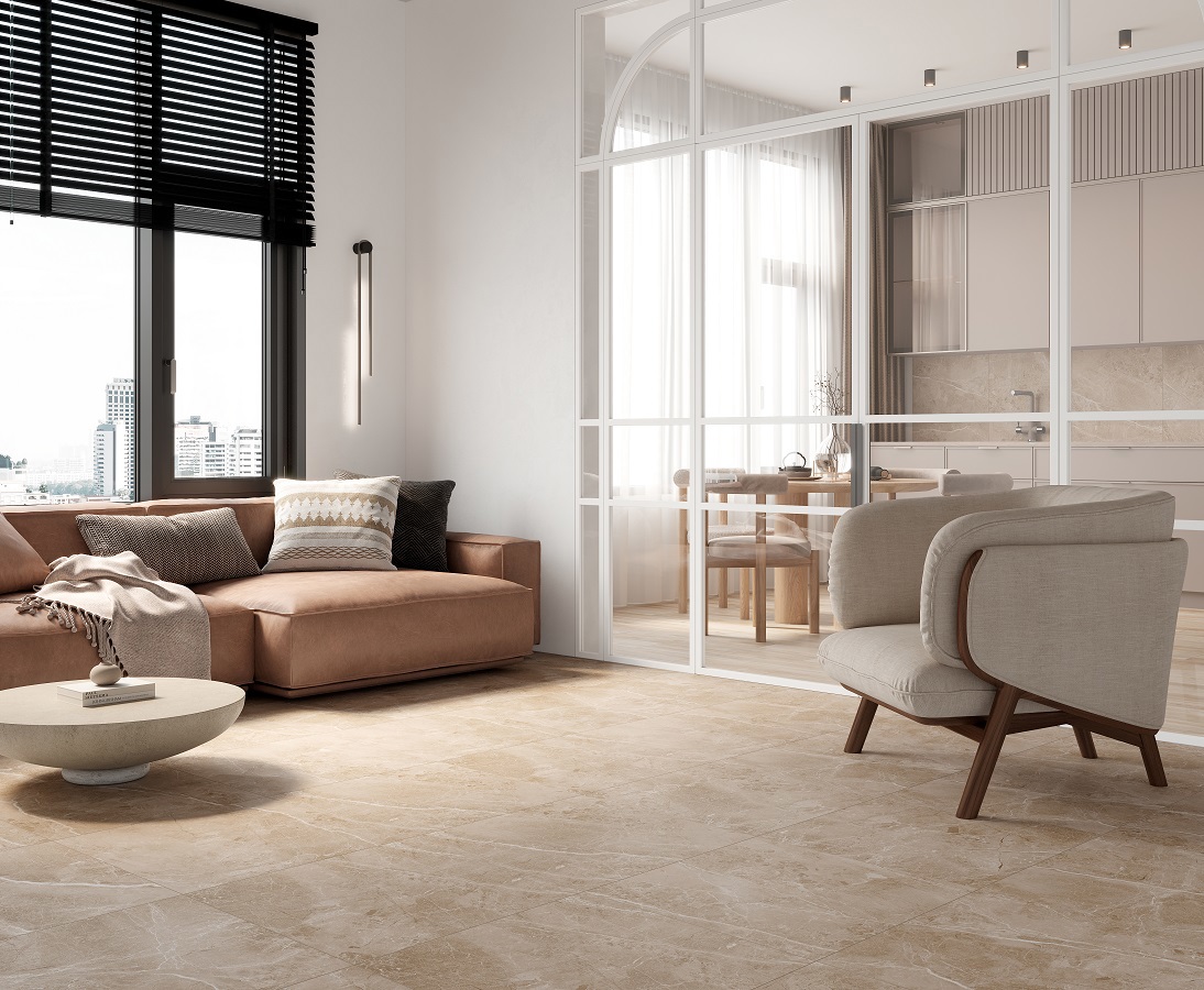 Изображение товара Керамогранит Laparet Obsidian Taupe 60x60 см матовый серый для пола и стен