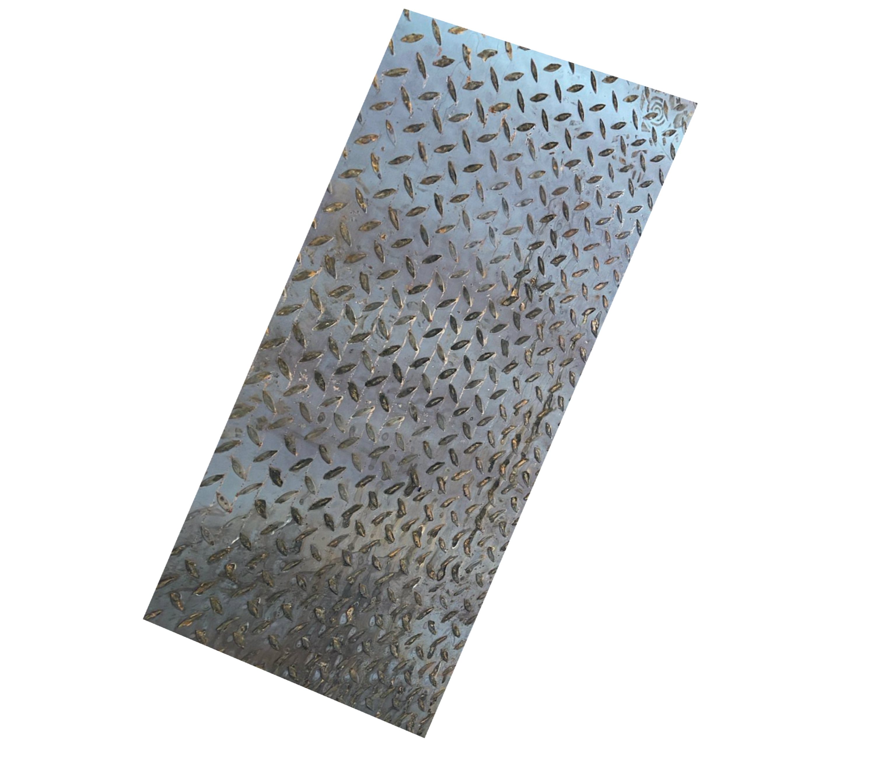 Лист рифленый чечевица 2.5x600x1200 мм сталь