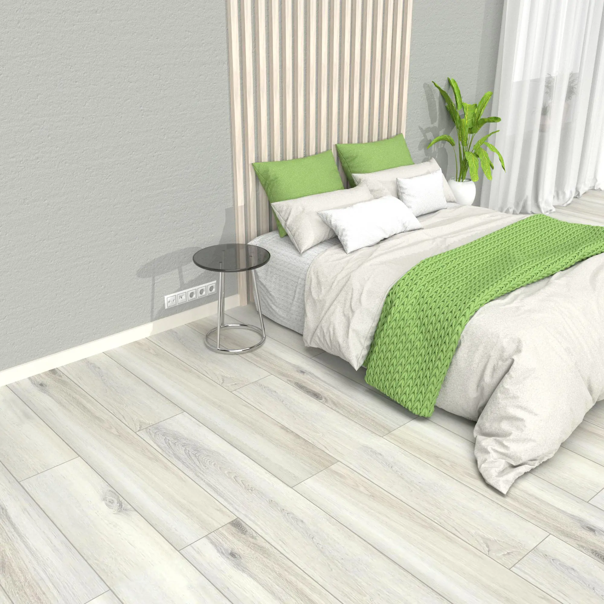 SPC плитка «Дуб Флай» 33 класс 4 фаски толщина 3.5 мм 2.5 м² - 7