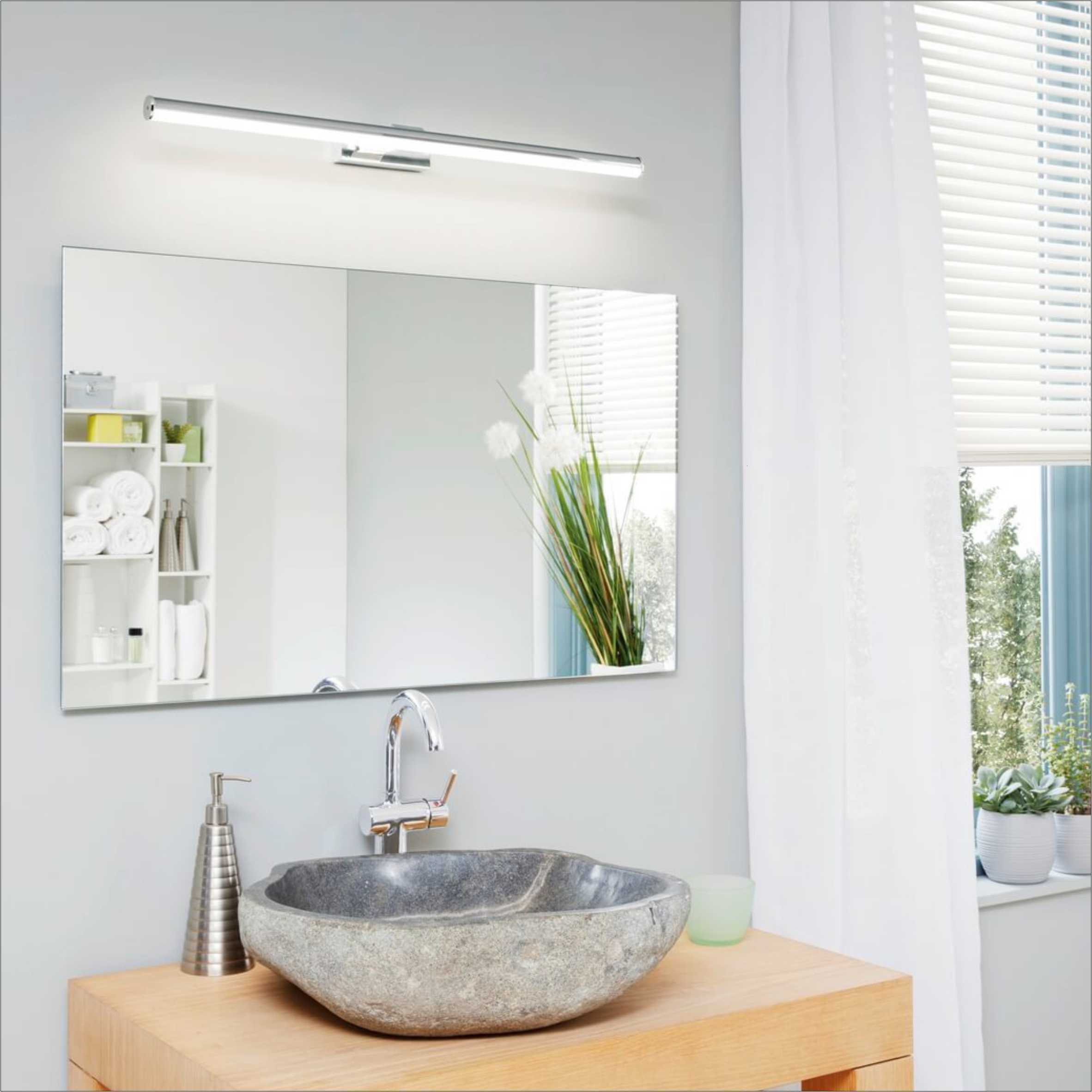 Изображение товара Полотно зеркальное Sensea 55x90 см без фацета для ванной и интерьера