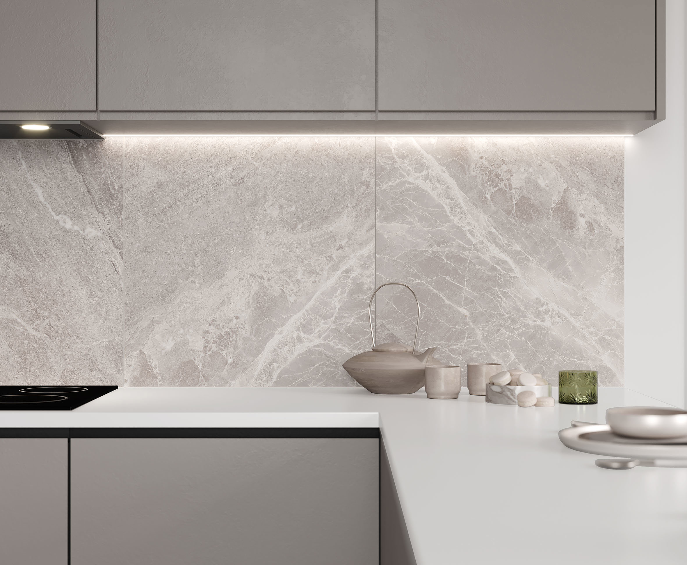 Изображение товара Керамогранит Laparet Crystal Grey 120x60 см серый для пола и стен