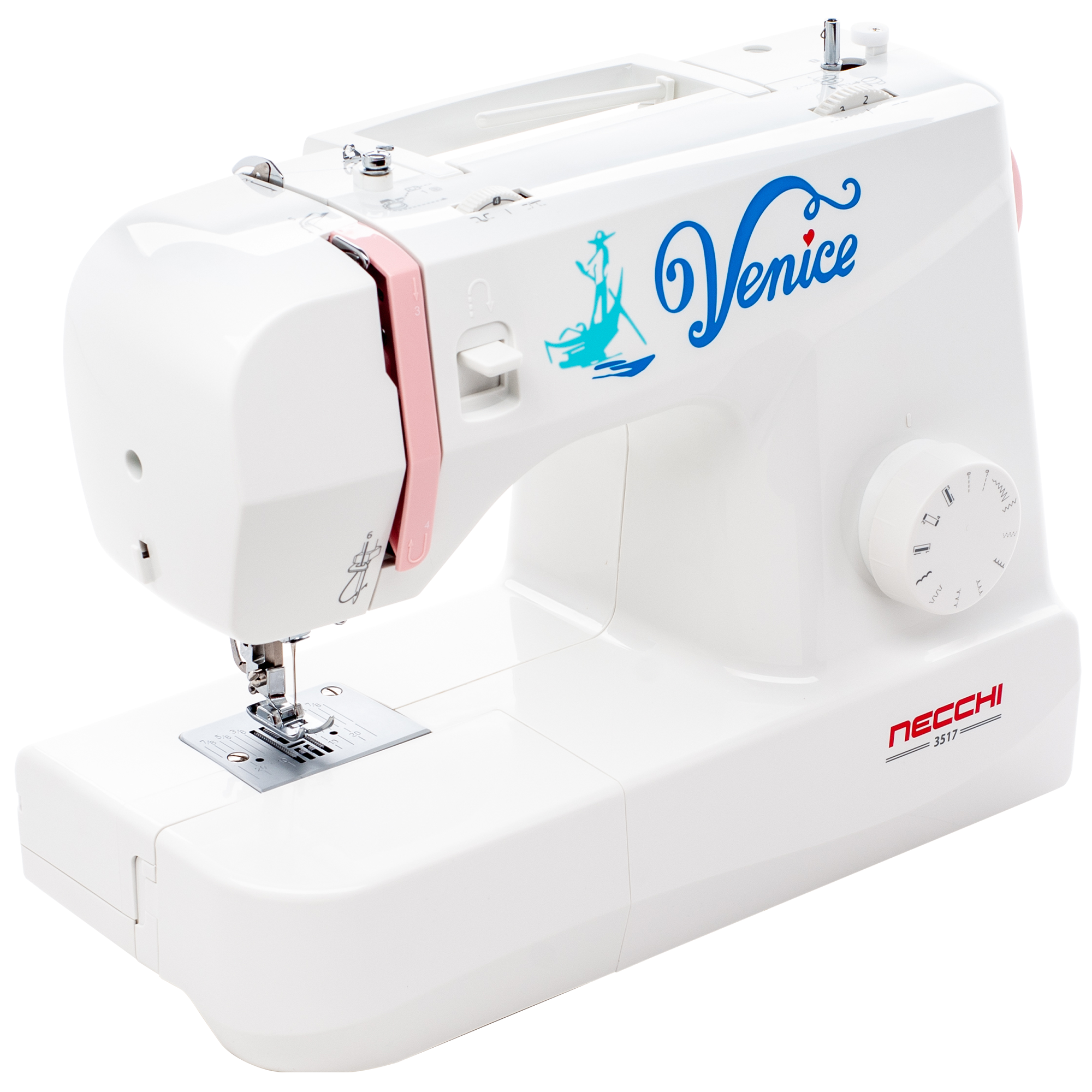 Изображение товара Электромеханическая швейная машина Necchi 3517 600 ст/мин белая