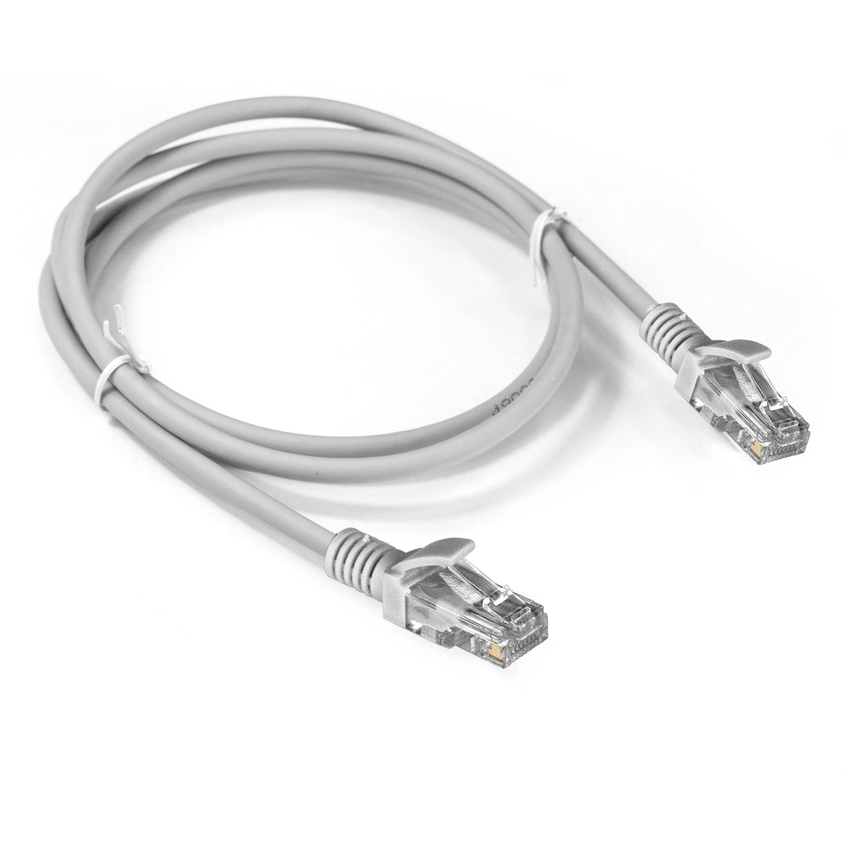 Изображение товара ExeGate Патч корд RJ45 RJ45 5e 1,5 м LSZH серый