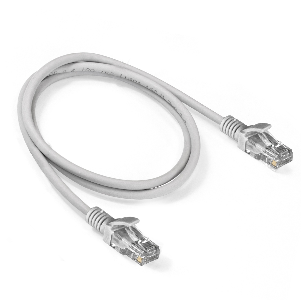 Изображение товара Патч-корд LSZH ExeGate UTP-RJ45-RJ45-5e-1M-LSZH-GY UTP cat.5e 1 м цвет серый Изображение товара Патч-корд LSZH ExeGate UTP-RJ45-RJ45-5e-1M-LSZH-GY UTP cat.5e 1 м цвет серый