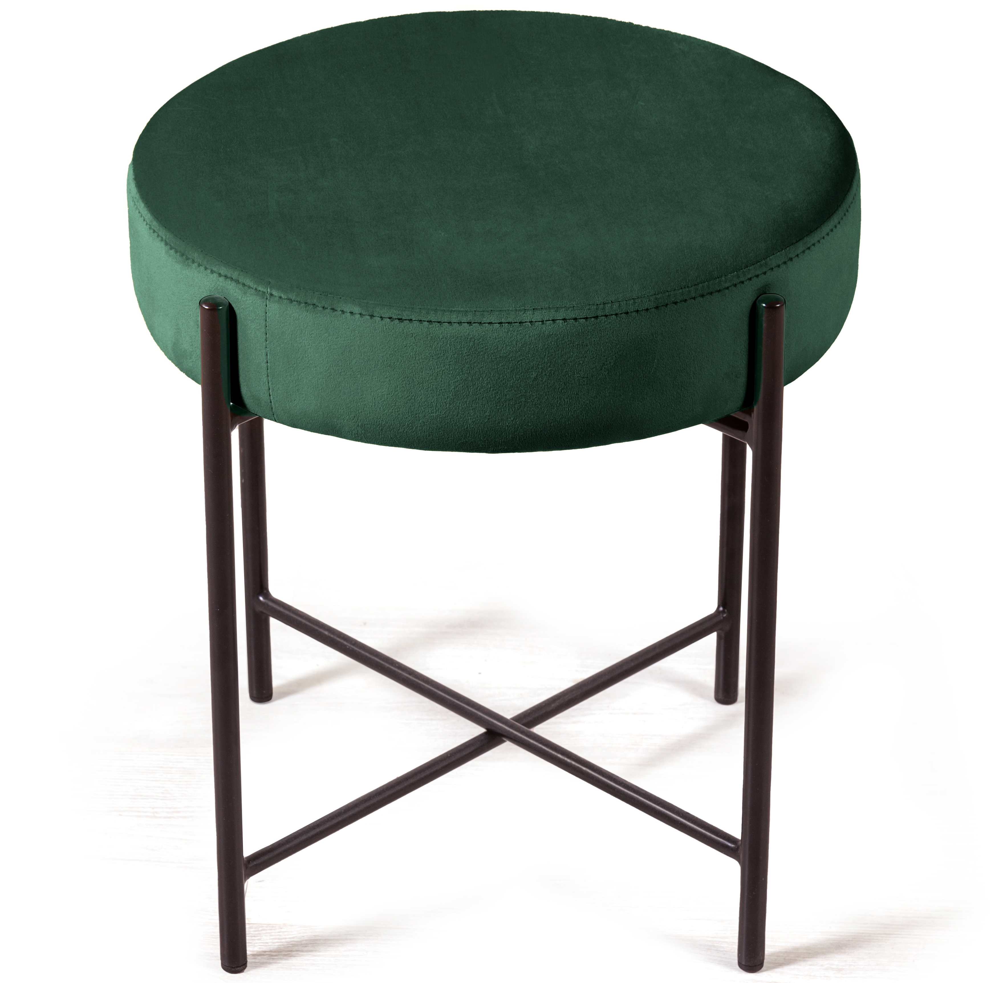 Пуф Грейс 42x42x47 см цвет зеленый