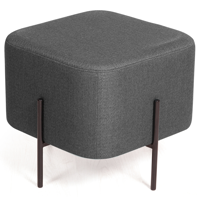 Изображение товара Пуф хлопок Эрик серый 42x45 см