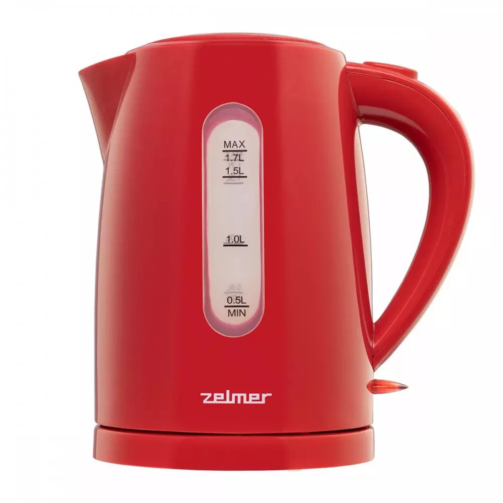Изображение товара Электрический чайник Zelmer Zck7616r 1.7 л пластиковый красный быстрого нагрева