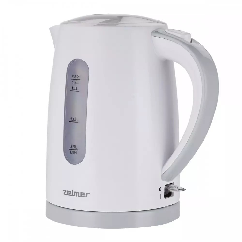 Изображение товара Электрический чайник Zelmer ZCK7616S 1.7 л пластик белый мощность 2200 Вт