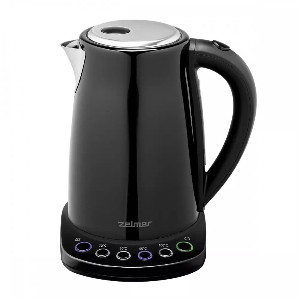 Изображение товара Электрический чайник Zelmer ZCK8023B 1.7 л нержавеющая сталь черный