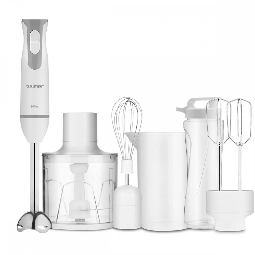 Изображение товара Погружной блендер Zelmer ZHB4555S 800 Вт 2 скорости белый