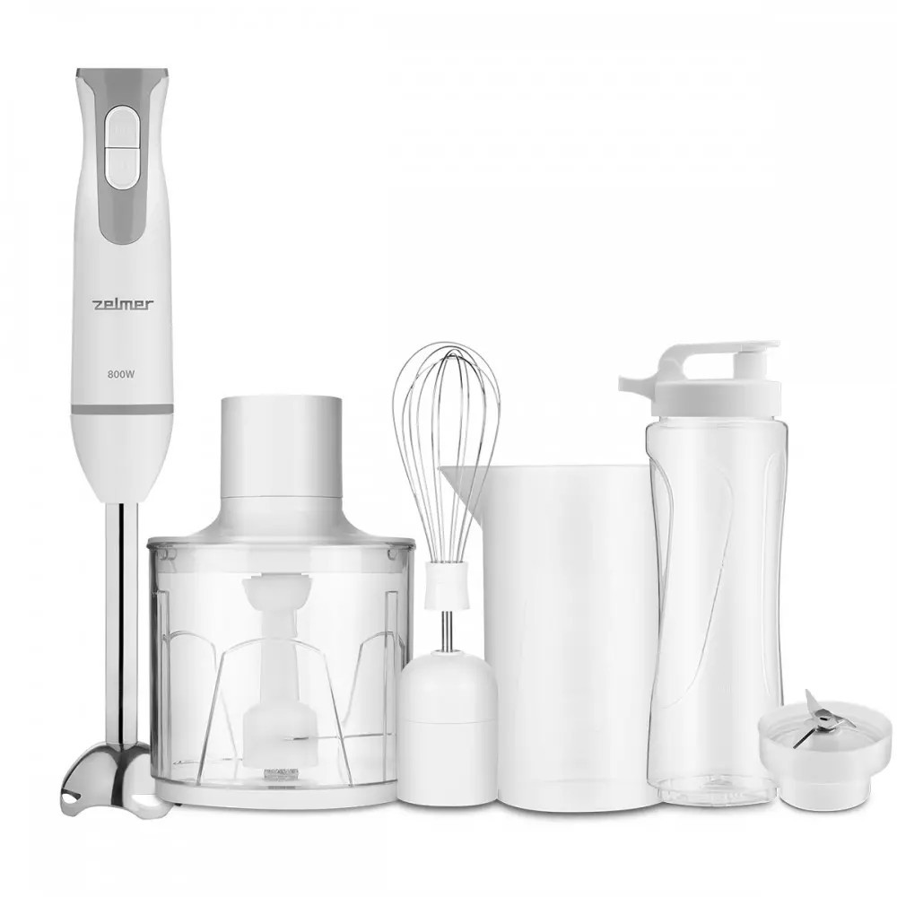 Изображение товара Погружной блендер Zelmer Zhb4554s 2 скорости цвет белый