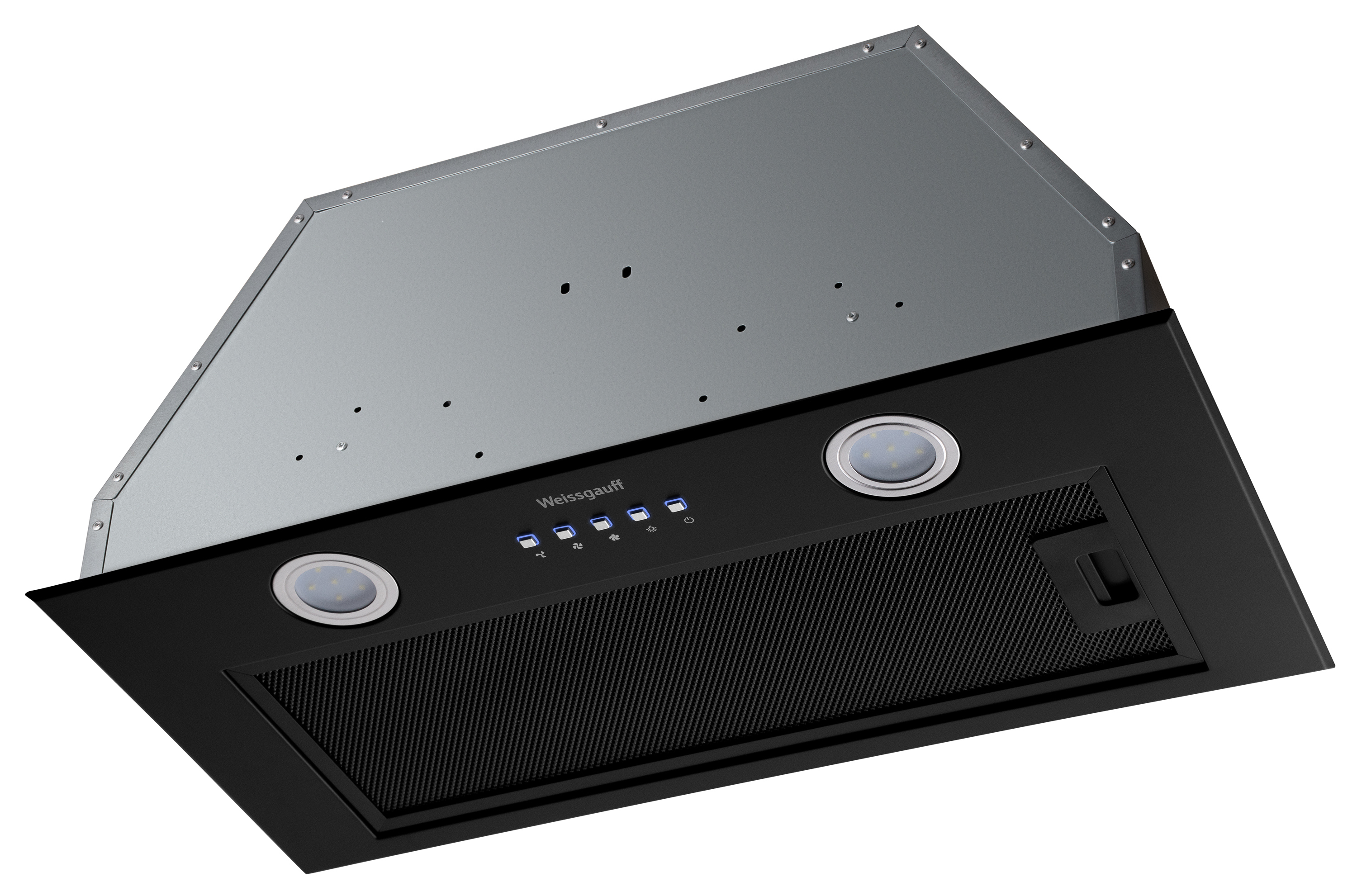 Изображение товара Встраиваемая вытяжка Weissgauff Dabih 60 BL черная 1200 м³/ч 60 см