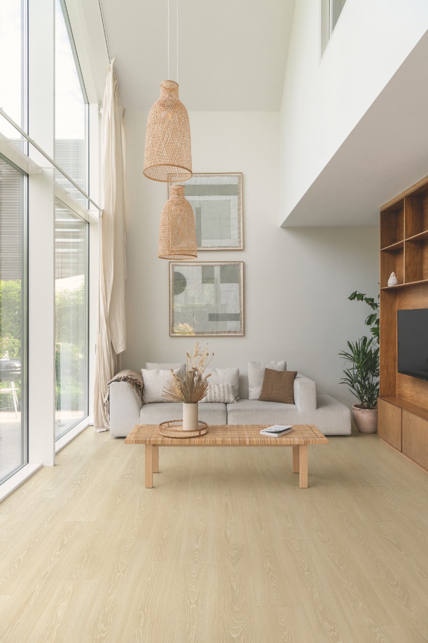 Изображение товара Ламинат Quick Step Classic Дуб морозный бежевый 32 класс, 8 мм, фаска 1.596 м²