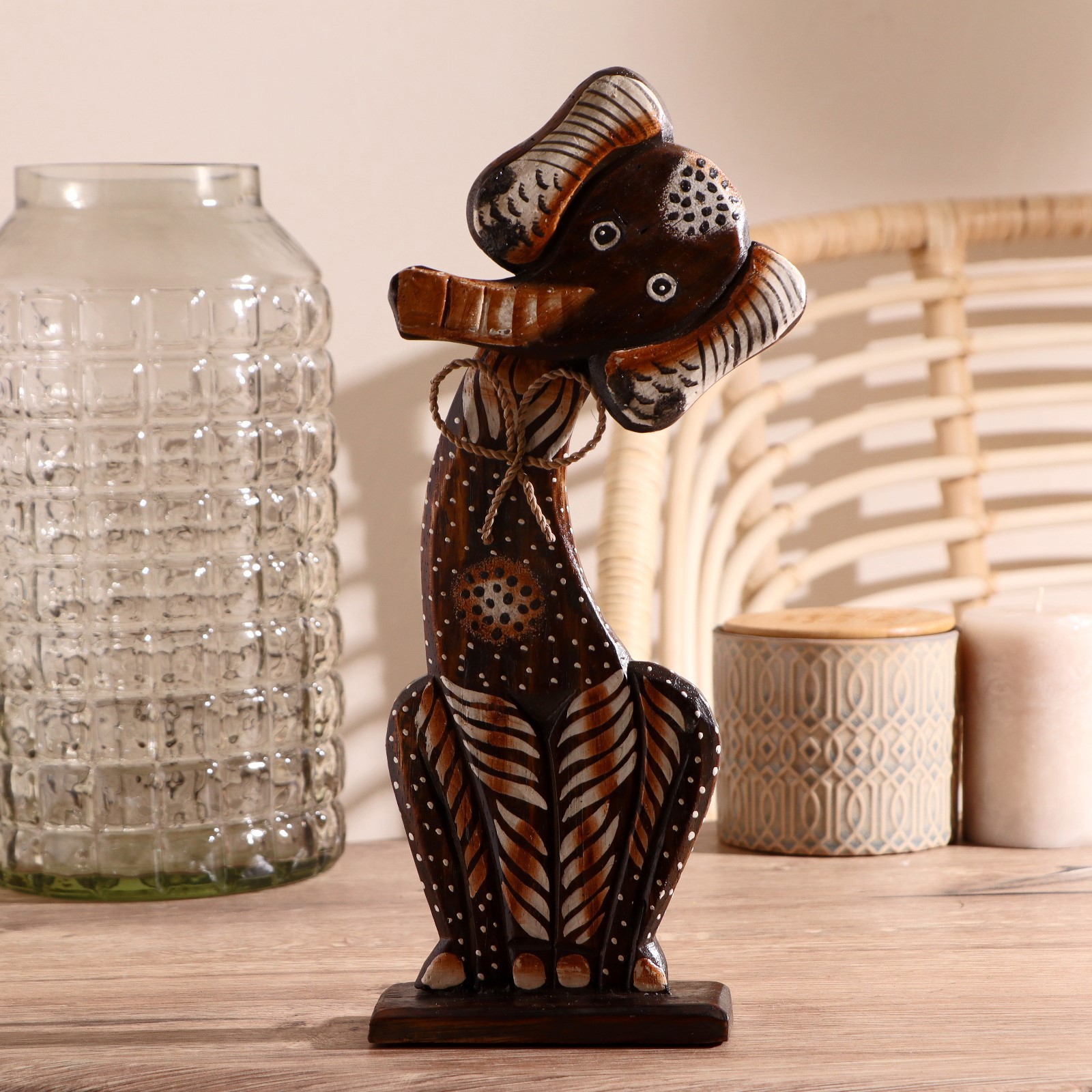 Изображение товара Интерьерный сувенир "Слоник" 14x4.5x30 см