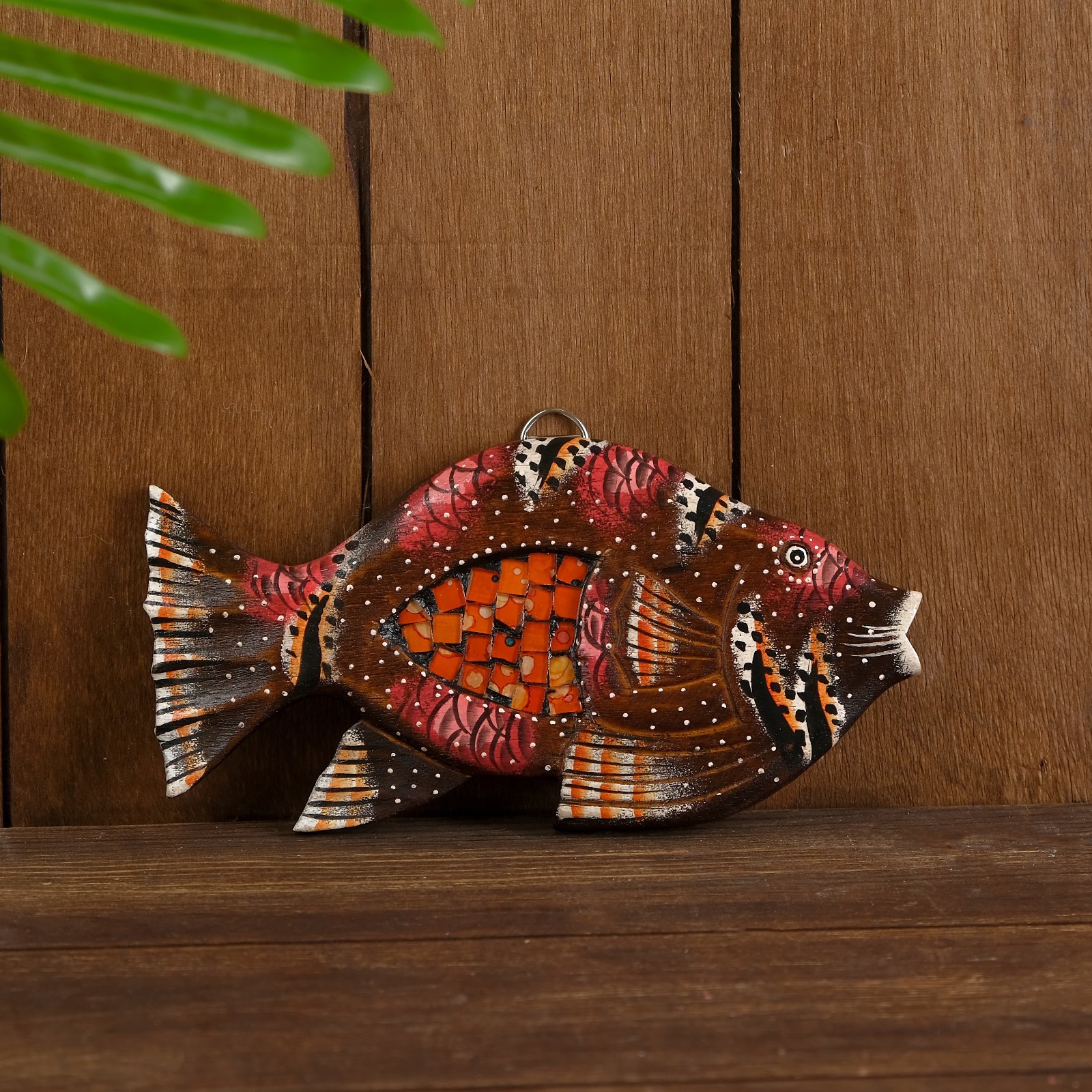 Изображение товара Панно Рыбка морская, 20x1.5x10 см — ручная работа, Индонезия