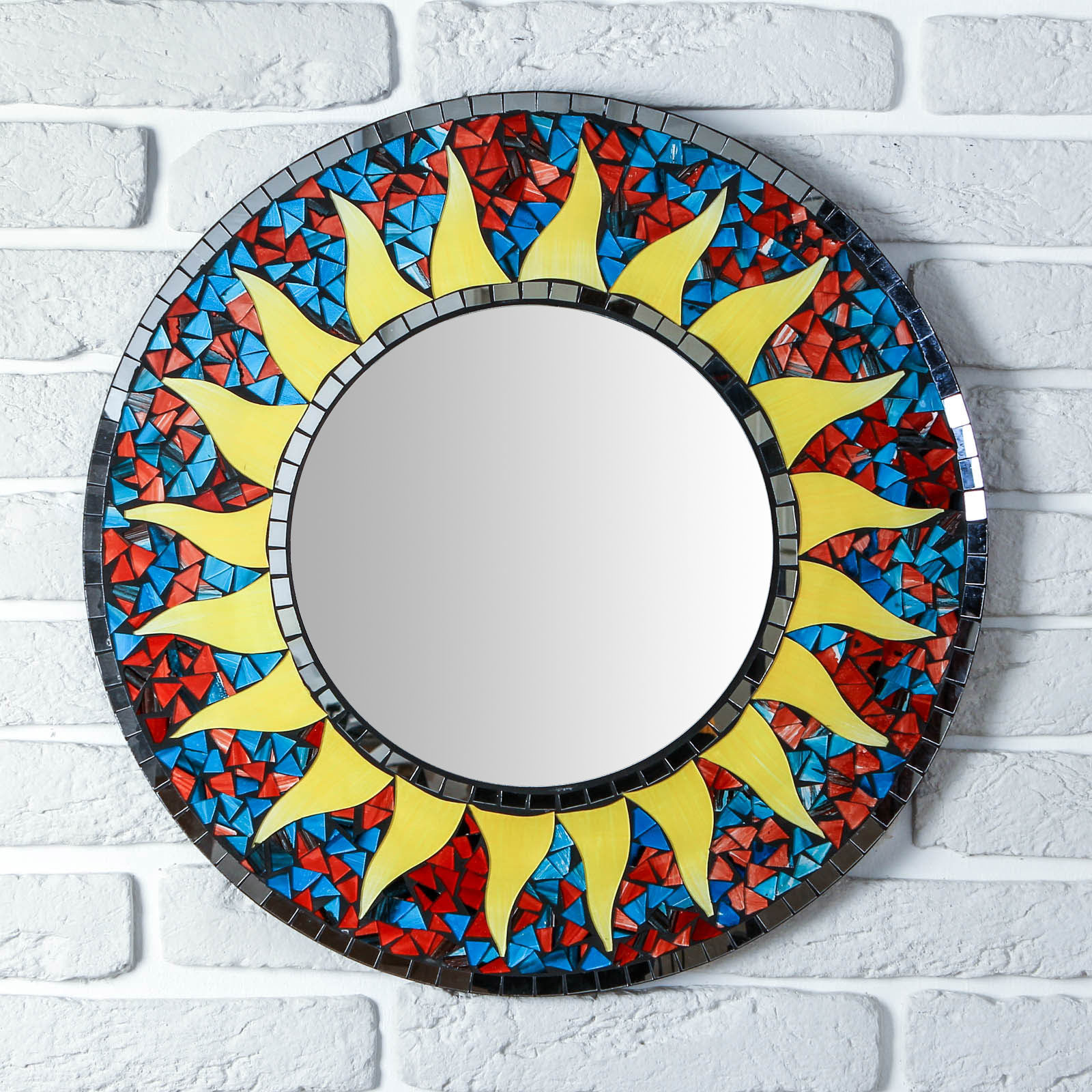 Изображение товара Панно зеркальное "Яркое солнце" 50x1x50 см