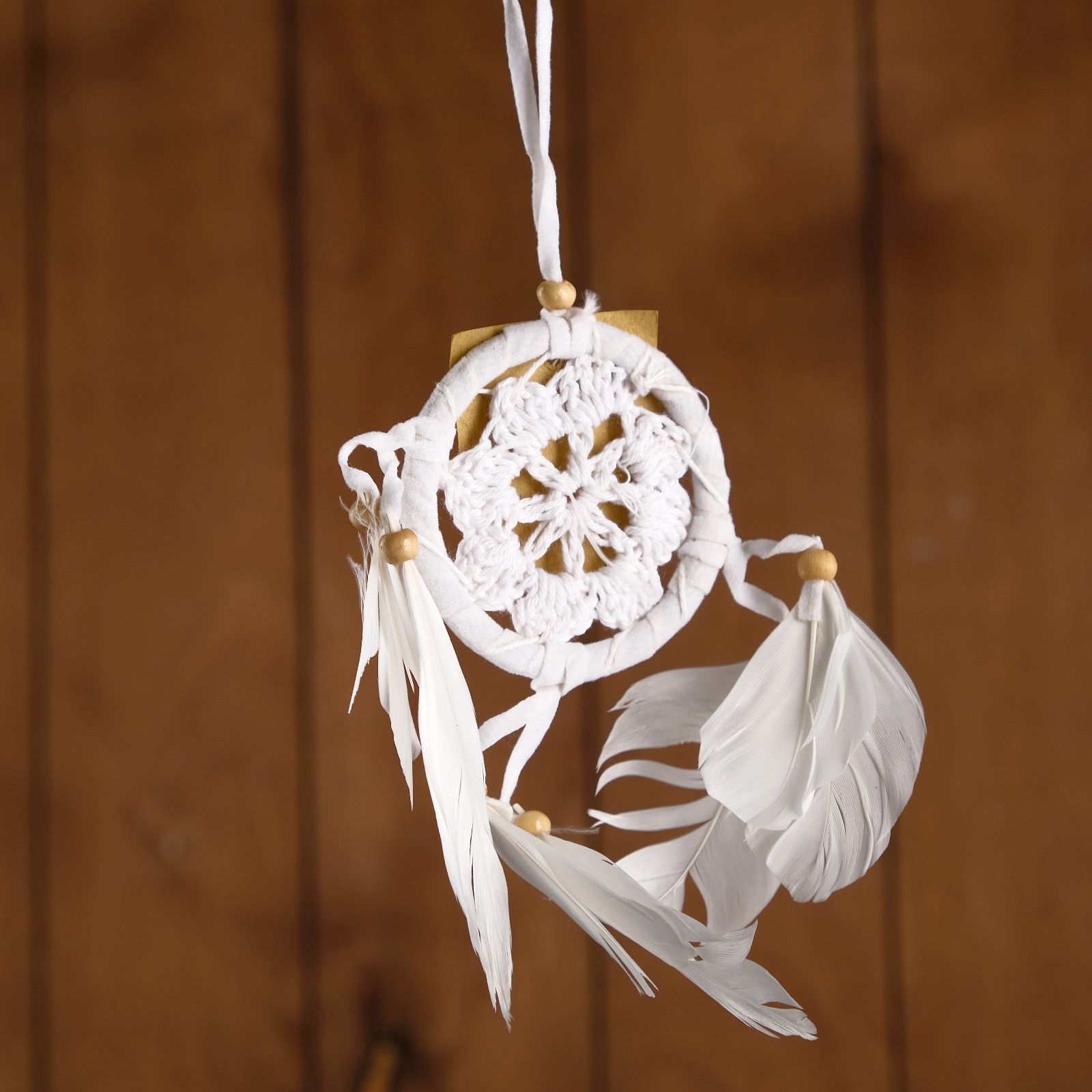 Изображение товара Ловец снов "Спокойствие" белый 6x0.5x20 см