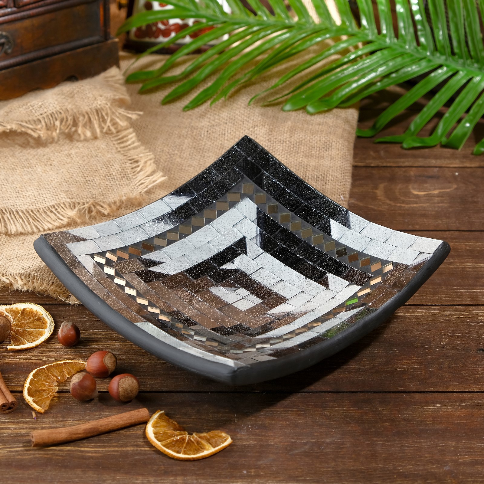 Изображение товара Подставка-тарелка декоративная "Ананда" 20x20x5 см