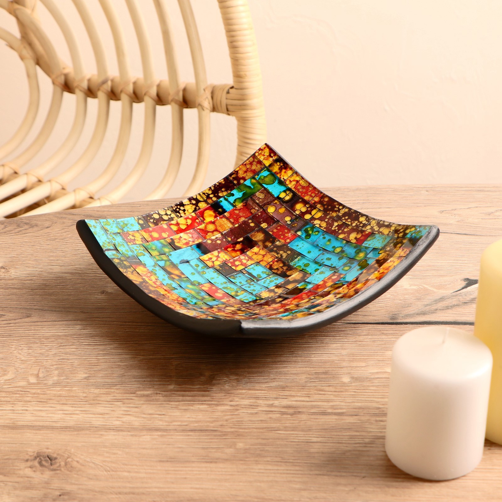 Изображение товара Декоративная подставка-тарелка Собгер 20x20x5 см