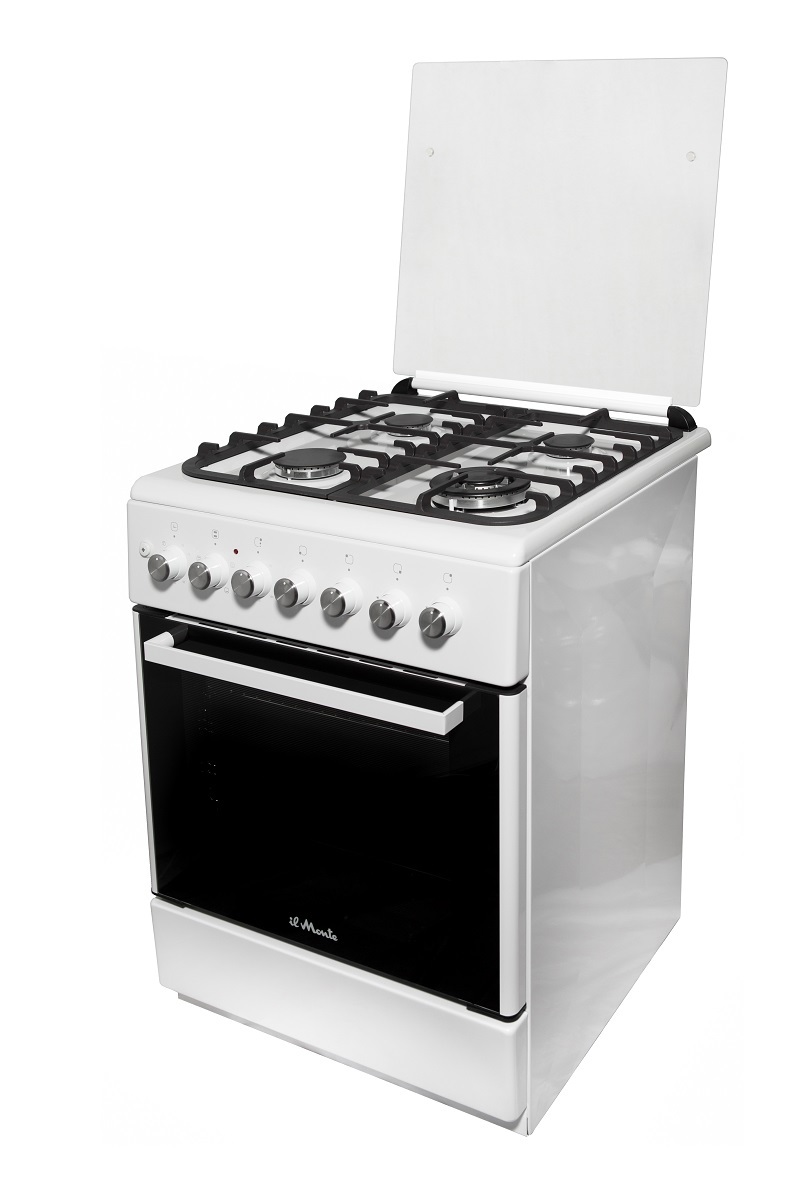 Изображение товара Газовая плита с духовкой Il monte FO-GE6004 60x85x60 см белый