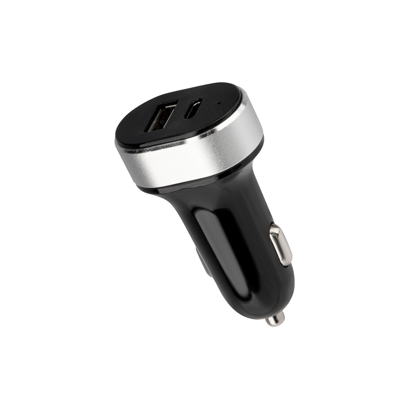 Изображение товара Зарядное устройство в прикуриватель Rexant USB-A + Type-C Quick charge 3.1А черная