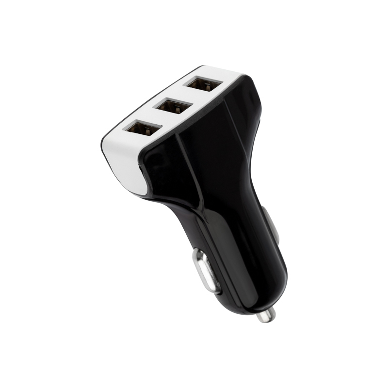 Изображение товара Зарядное устройство в прикуриватель Rexant 3xUSB черное 15 Вт