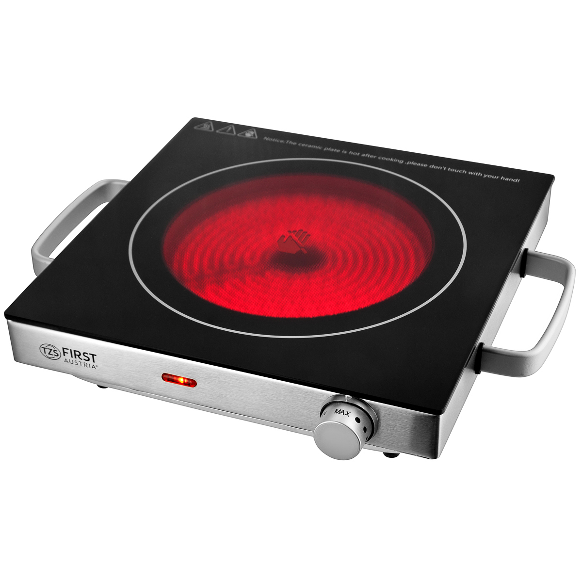 Изображение товара Электрическая настольная плита First FA-5097 2000 Вт черная/серая удобное управление