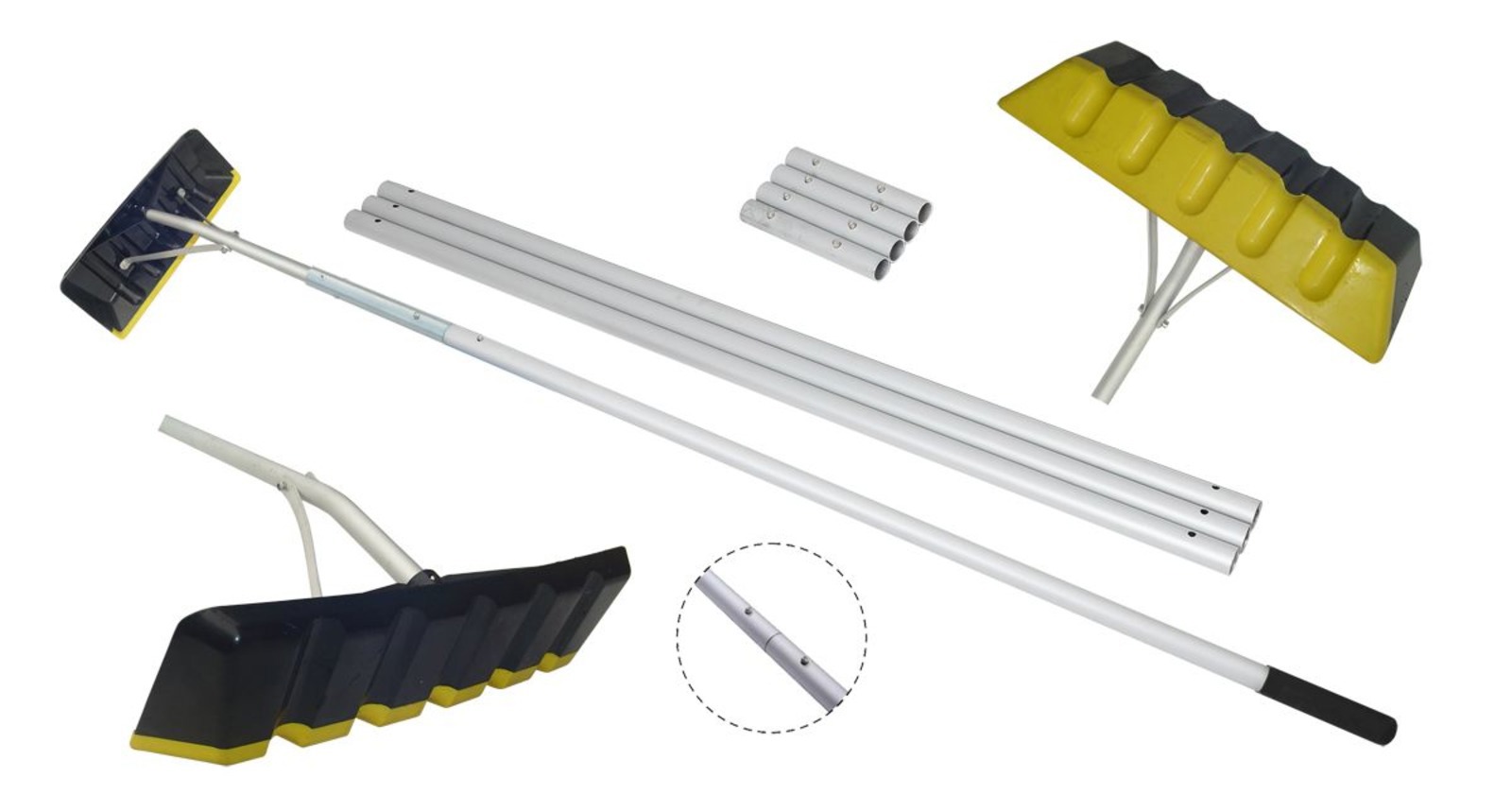 Изображение товара Скребок для снега с крыши Skrebki Vsem Горыныч 2 400x150 мм телескопическая ручка