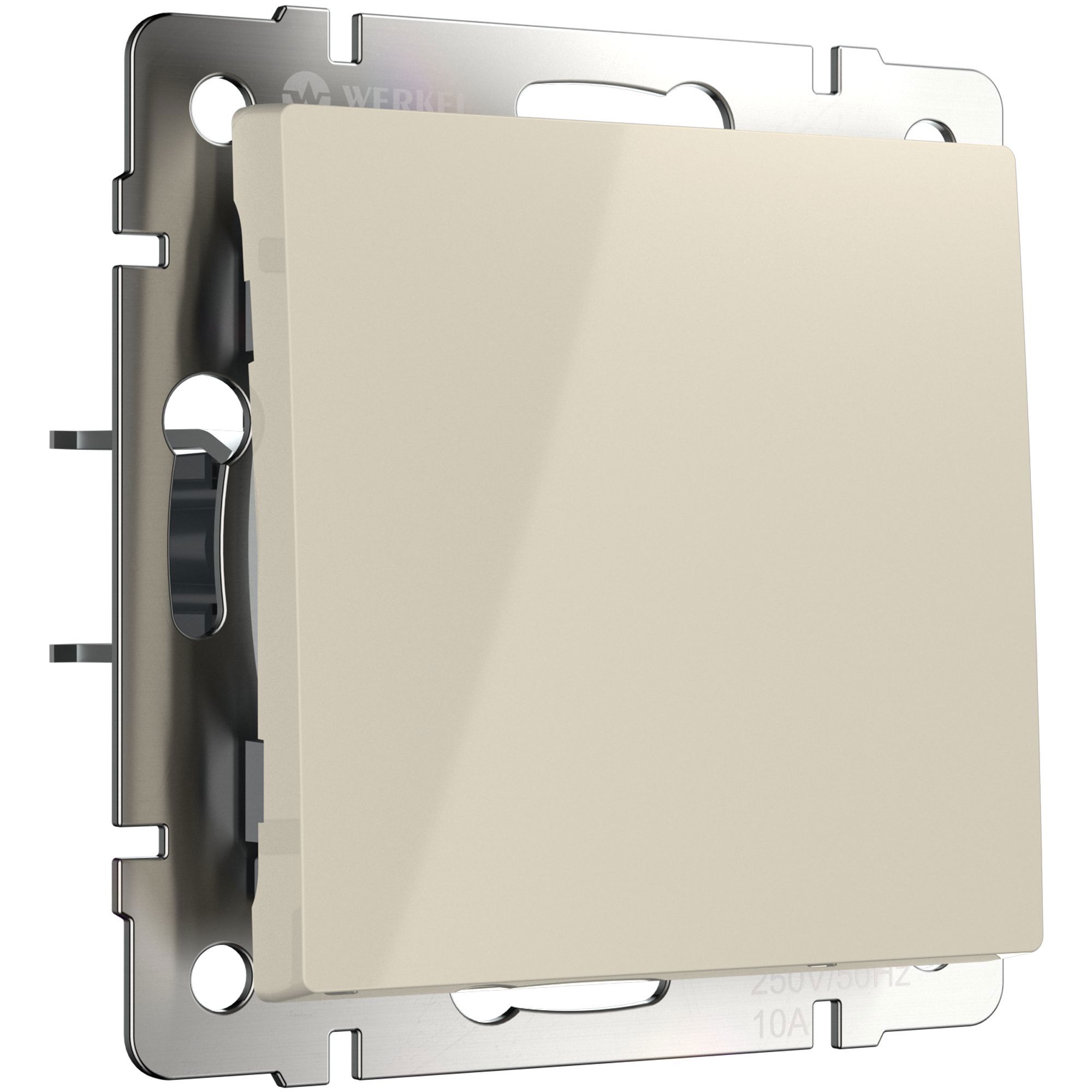 Изображение товара Переключатель встраиваемый Werkel 1 клавиша цвет слоновая кость