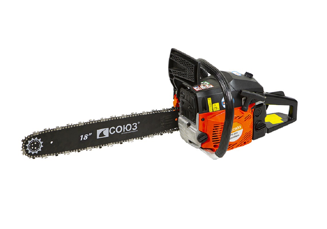 Изображение товара Бензопила Союз ПТС-9945 3.2 л.с. шина 45.5 см бензиновая цепная пила