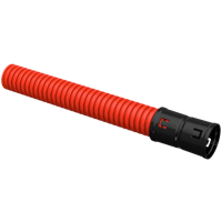 Изображение товара Двустенная гофрированная труба IEK ПНД D40 мм 25 м красная