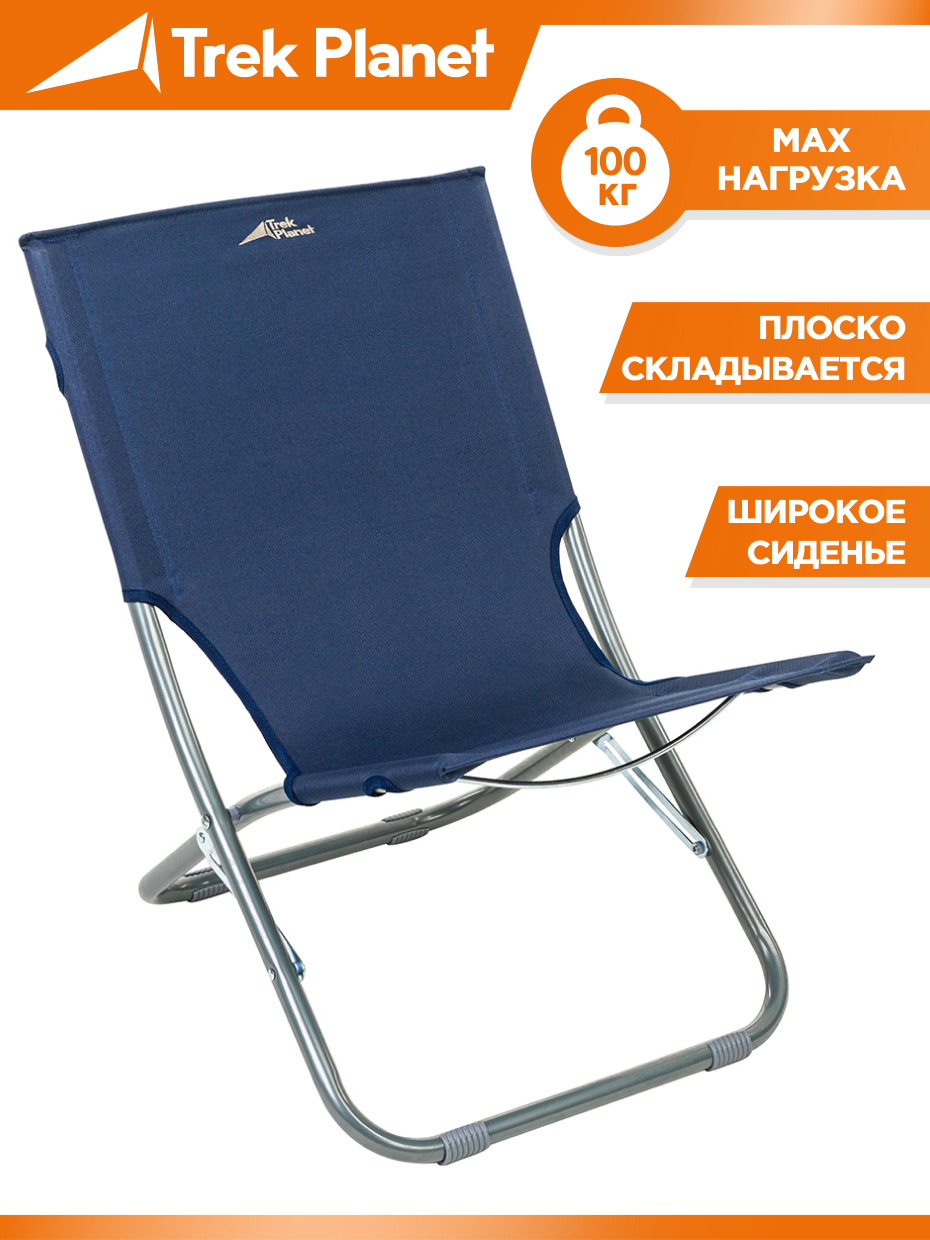 Изображение товара Стул складной Trek Planet 70650 Compact Navy кемпинговое легкое и прочное