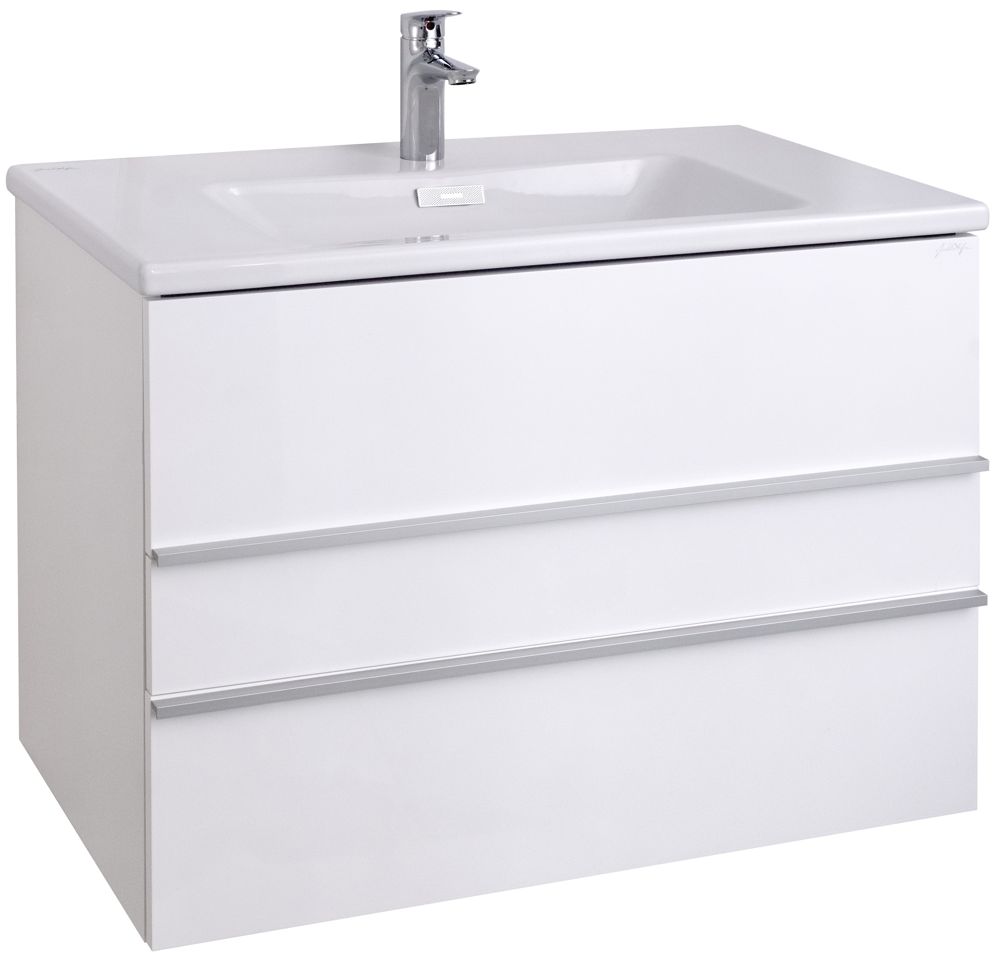 Изображение товара Тумба под раковину подвесная Jacob Delafon Lucien 80 см цвет белый лак