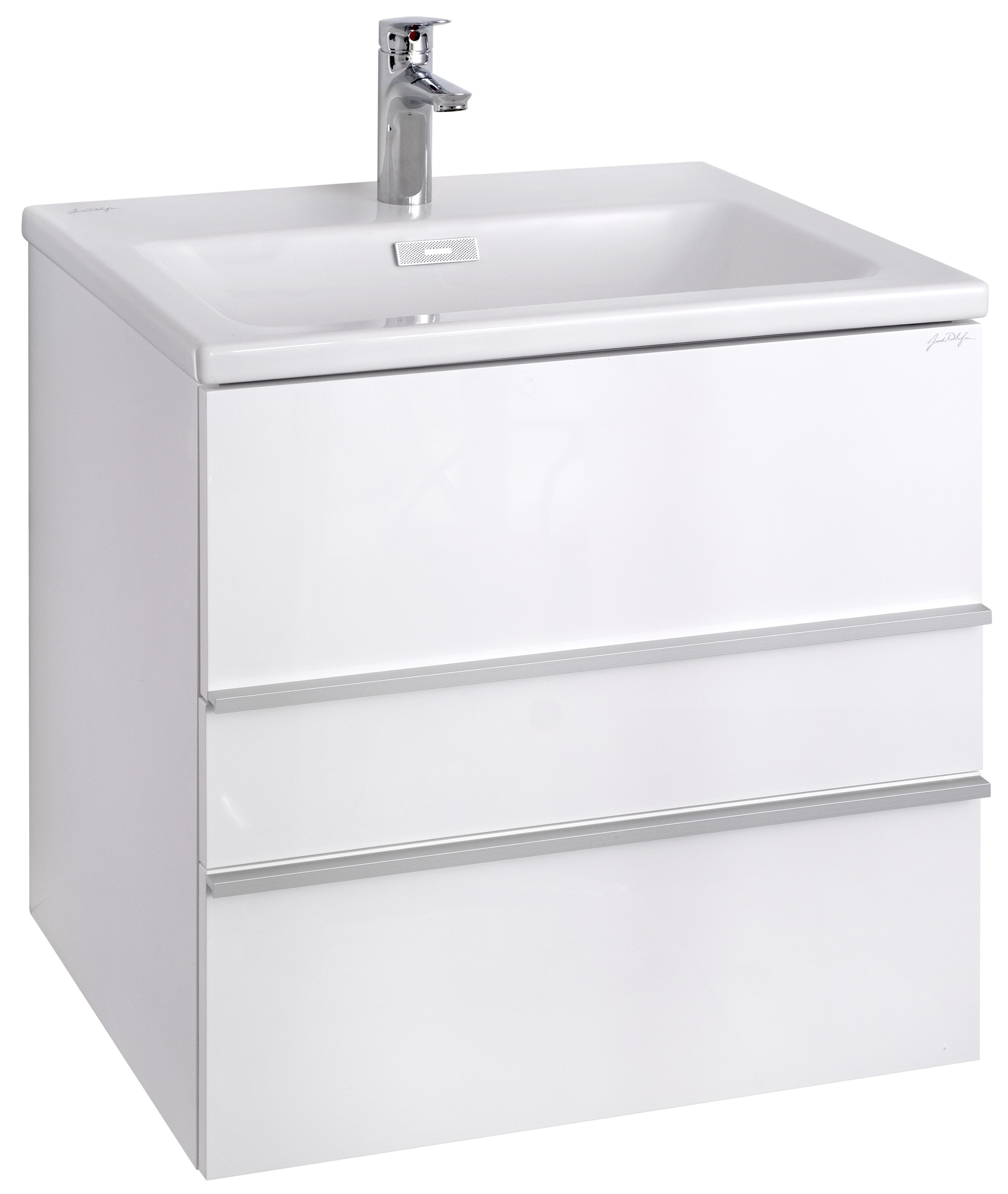 Изображение товара Тумба под раковину подвесная Jacob Delafon Lucien 60 см цвет белый лак