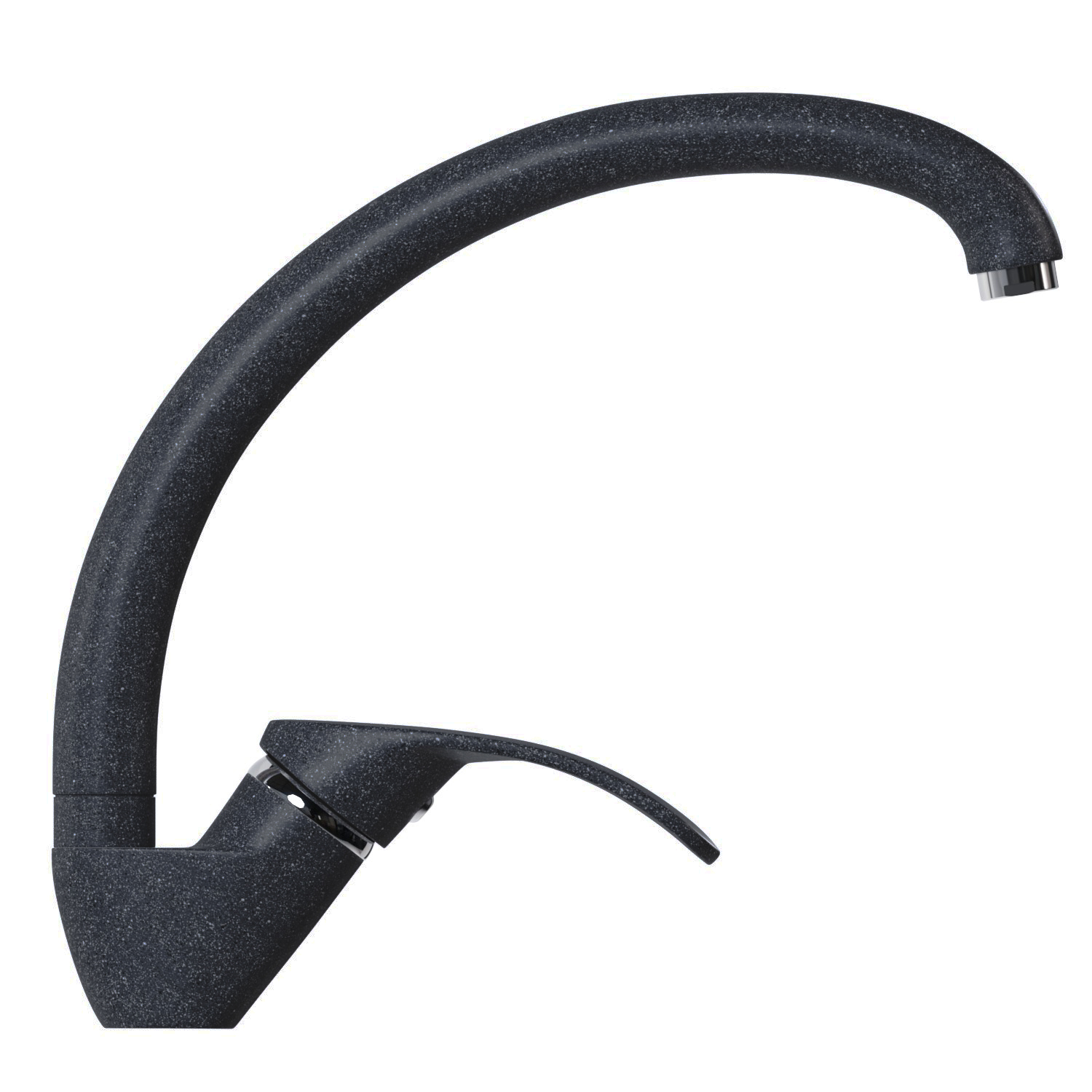 Изображение товара Смеситель для кухни однорычажный Mixline 547672 высота 24 см цвет антрацит