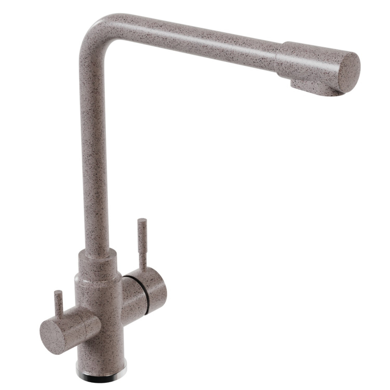 Изображение товара Смеситель для кухни однорычажный Mixline 550665 высота 32.4 см бежевый